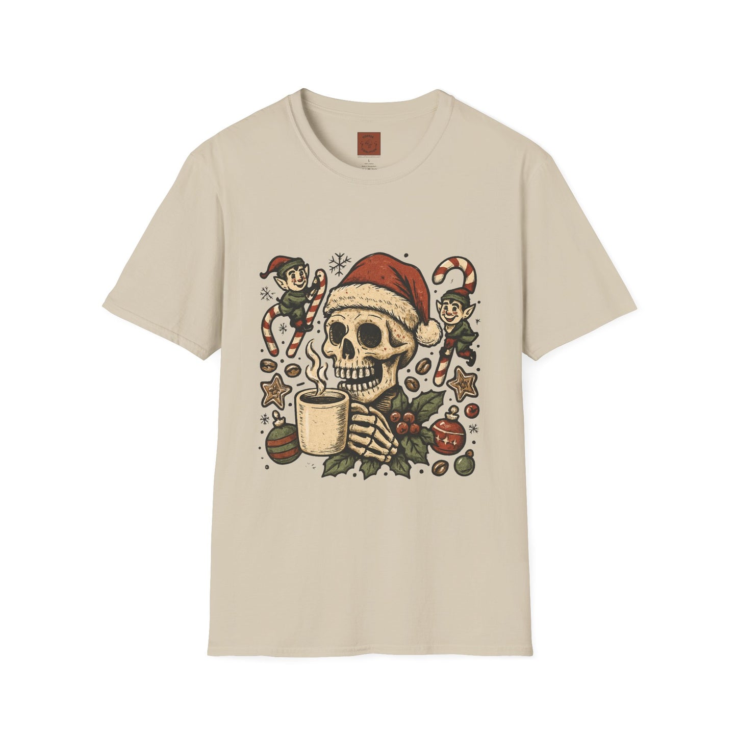 Deadly Good Brew | Funny Gothic Christmas Coffee Unisex T-Shirt