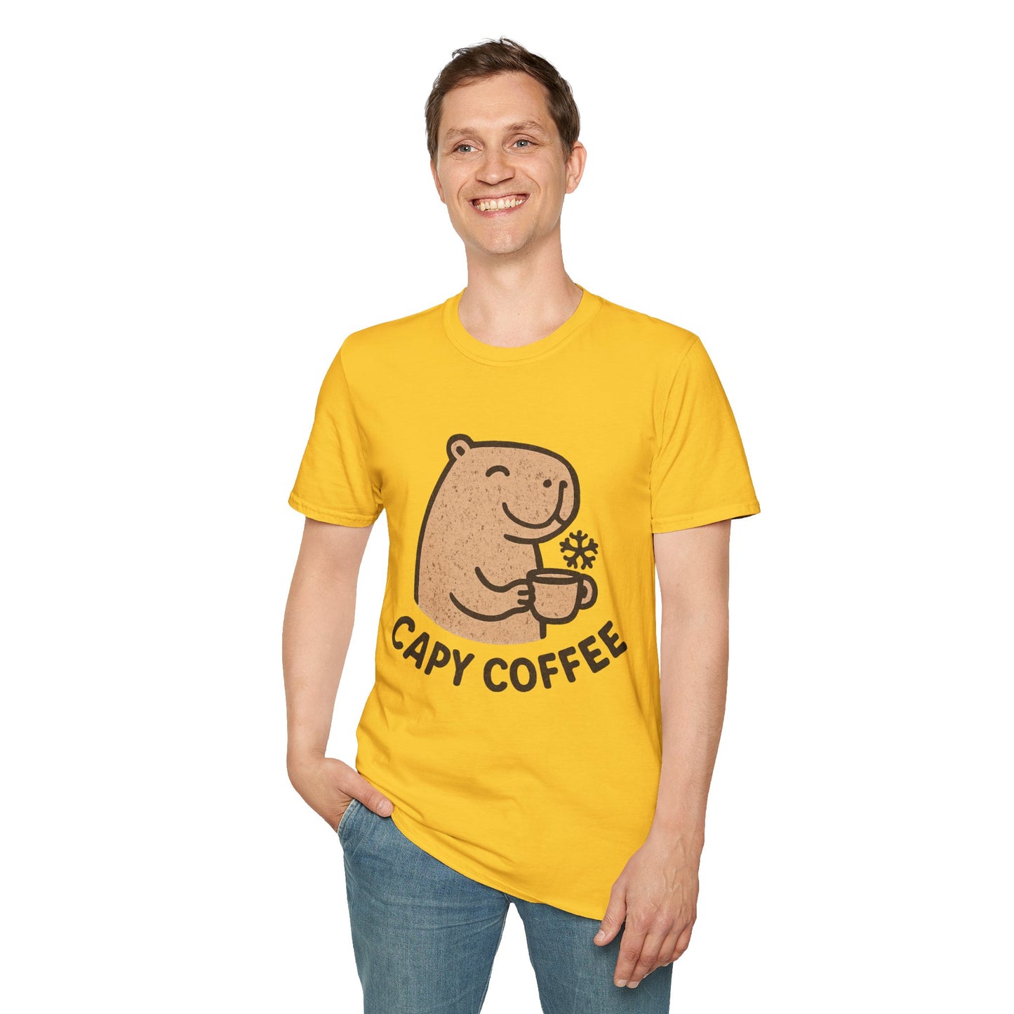 Cute Winter Coffee Lover Unisex T-Shirt