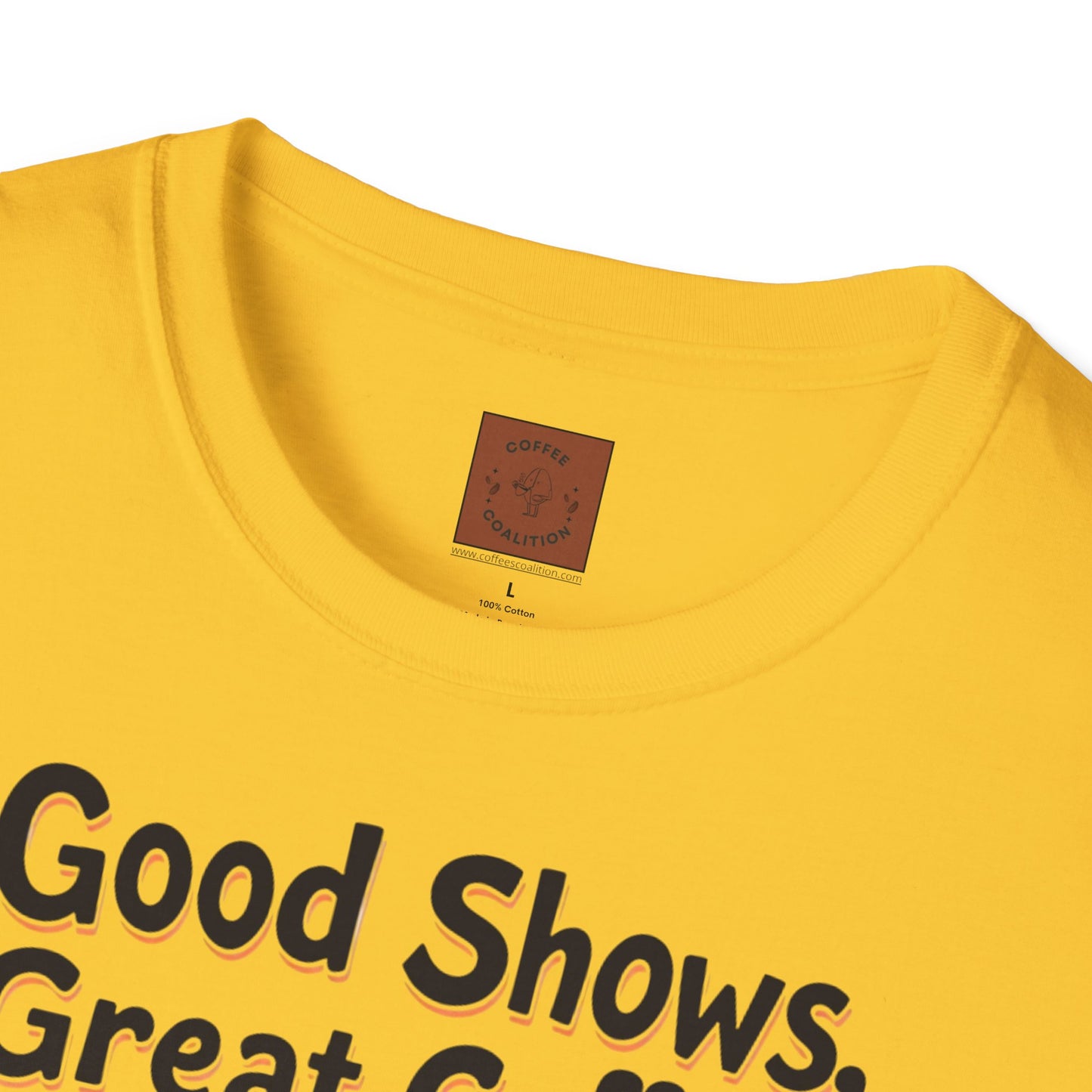 Good Shows, Great Coffee, Best Vibes | Skeleton Chill Crew Tee