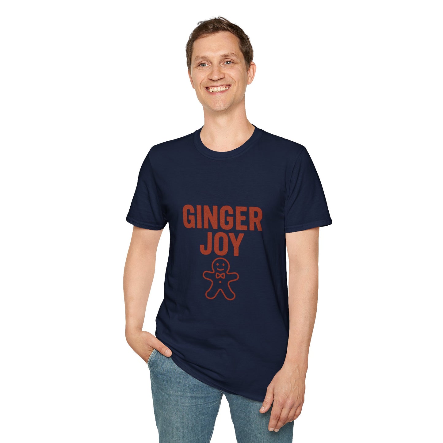 Ginger Joy | Minimal Christmas Cookie Coffee Unisex T-Shirt