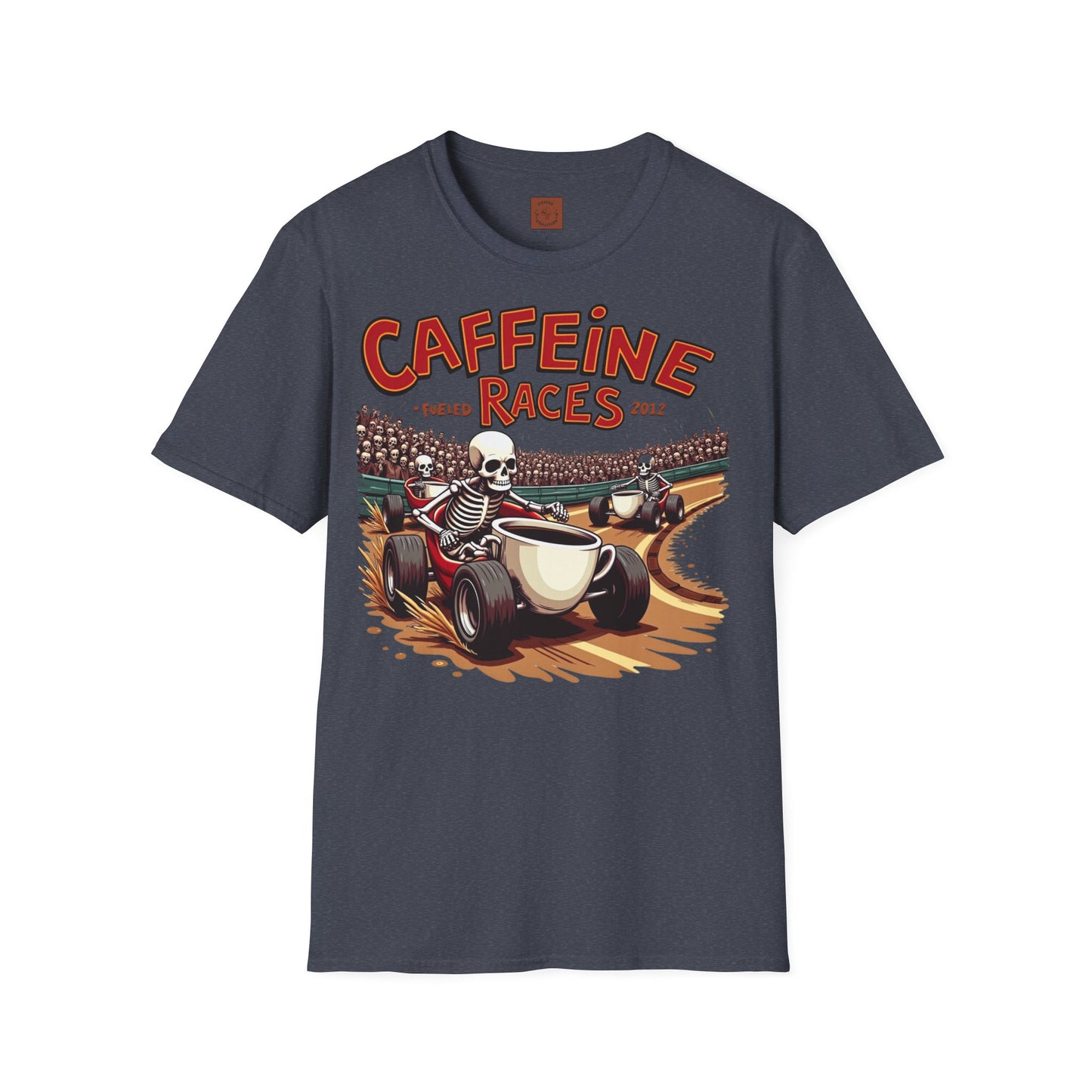 Caffeine Races | Fueled by Coffee & Chaos Tee