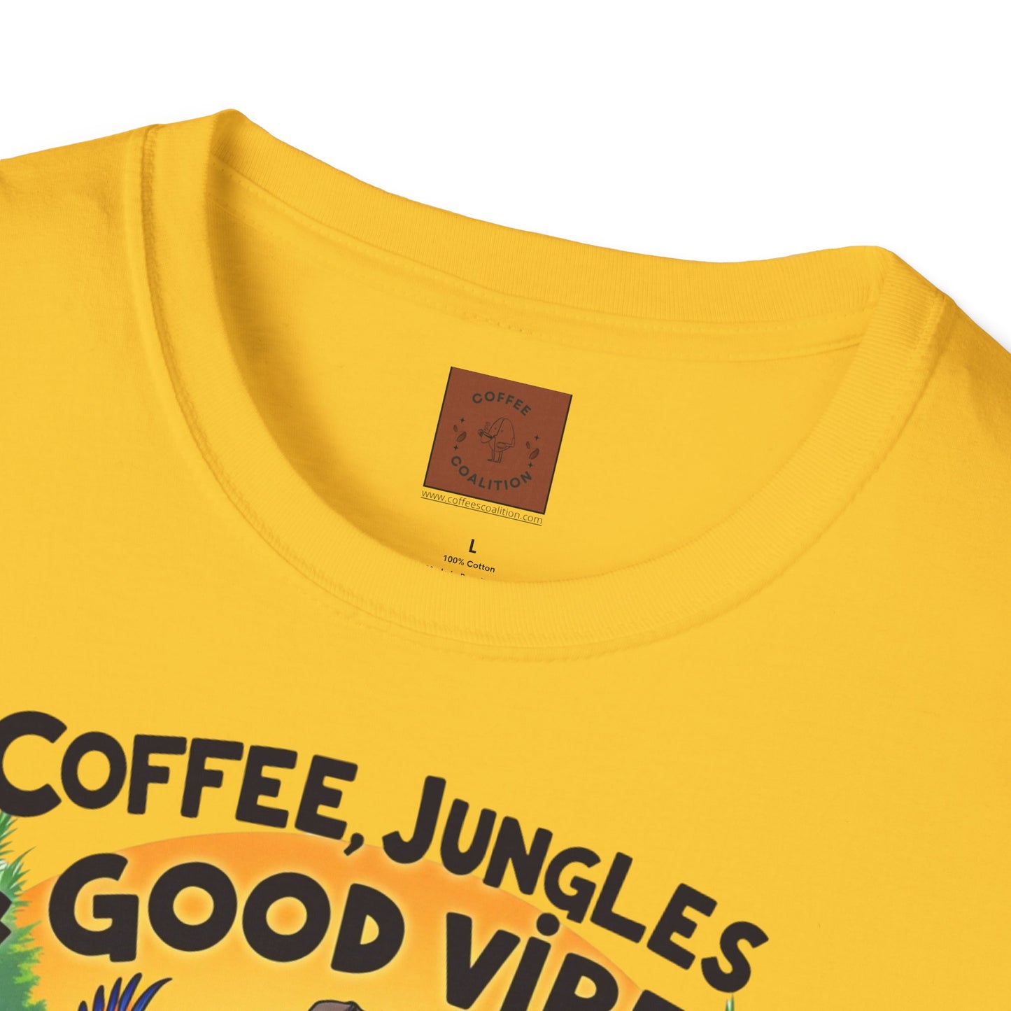 Coffee Jungles & Good Vibes | Funny Skeleton Coffee T-Shirt