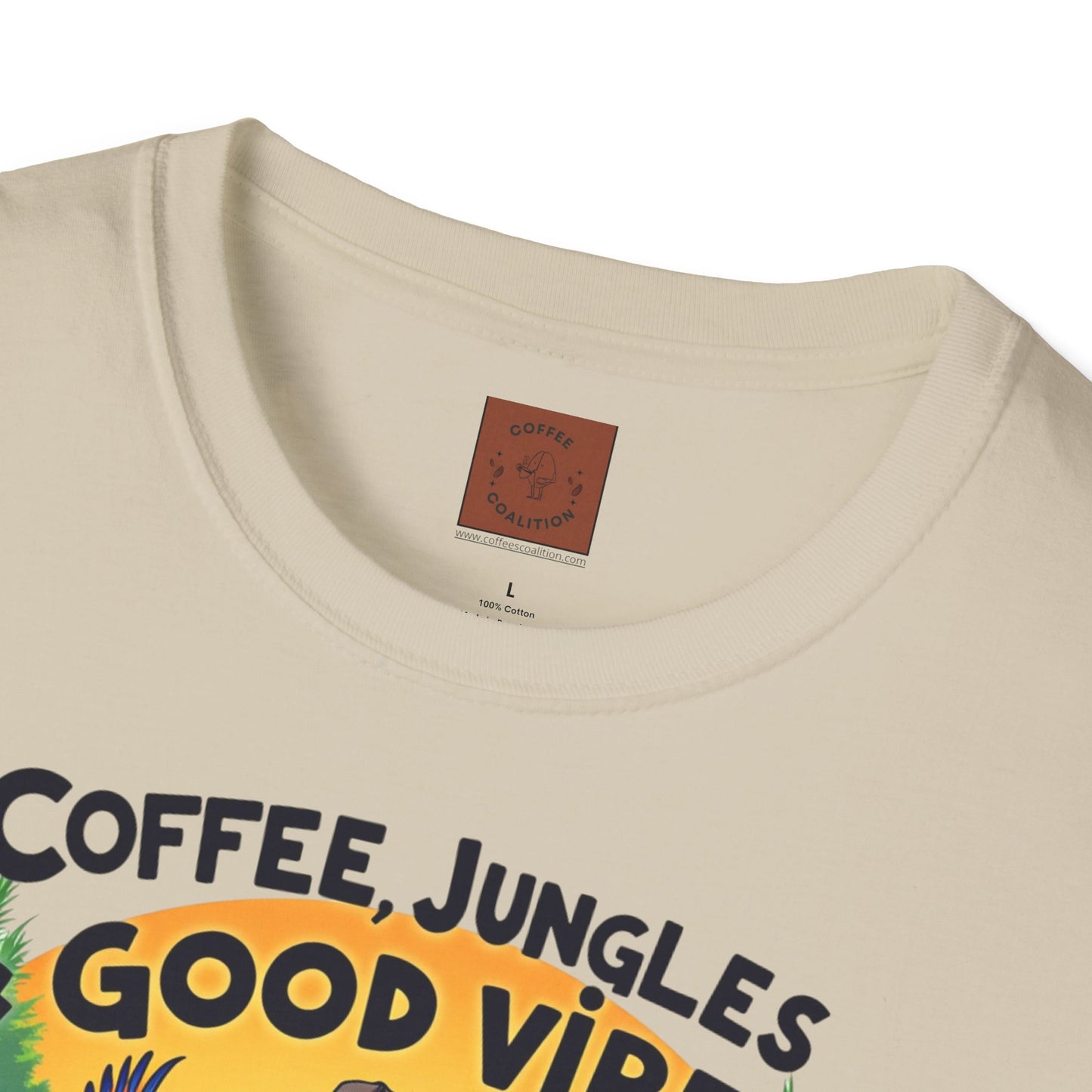 Coffee Jungles & Good Vibes | Funny Skeleton Coffee T-Shirt