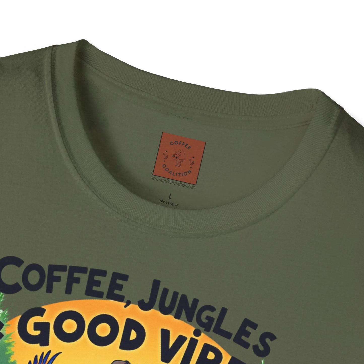 Coffee Jungles & Good Vibes | Funny Skeleton Coffee T-Shirt