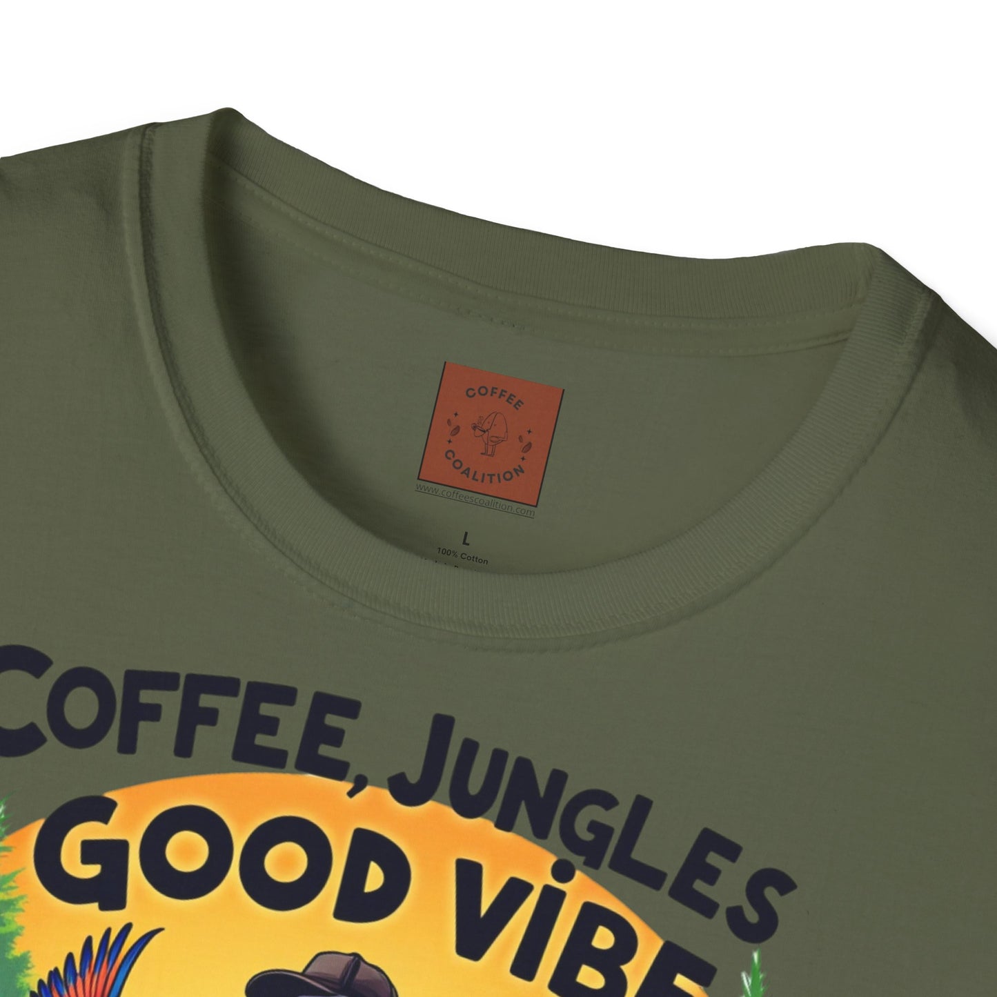Coffee Jungles & Good Vibes | Funny Skeleton Coffee T-Shirt
