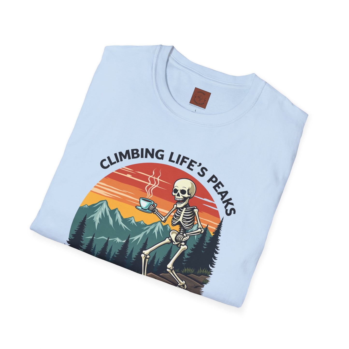 Climbing Life’s Peaks One Sip at a Time | Mountain Brew Skeleton Tee