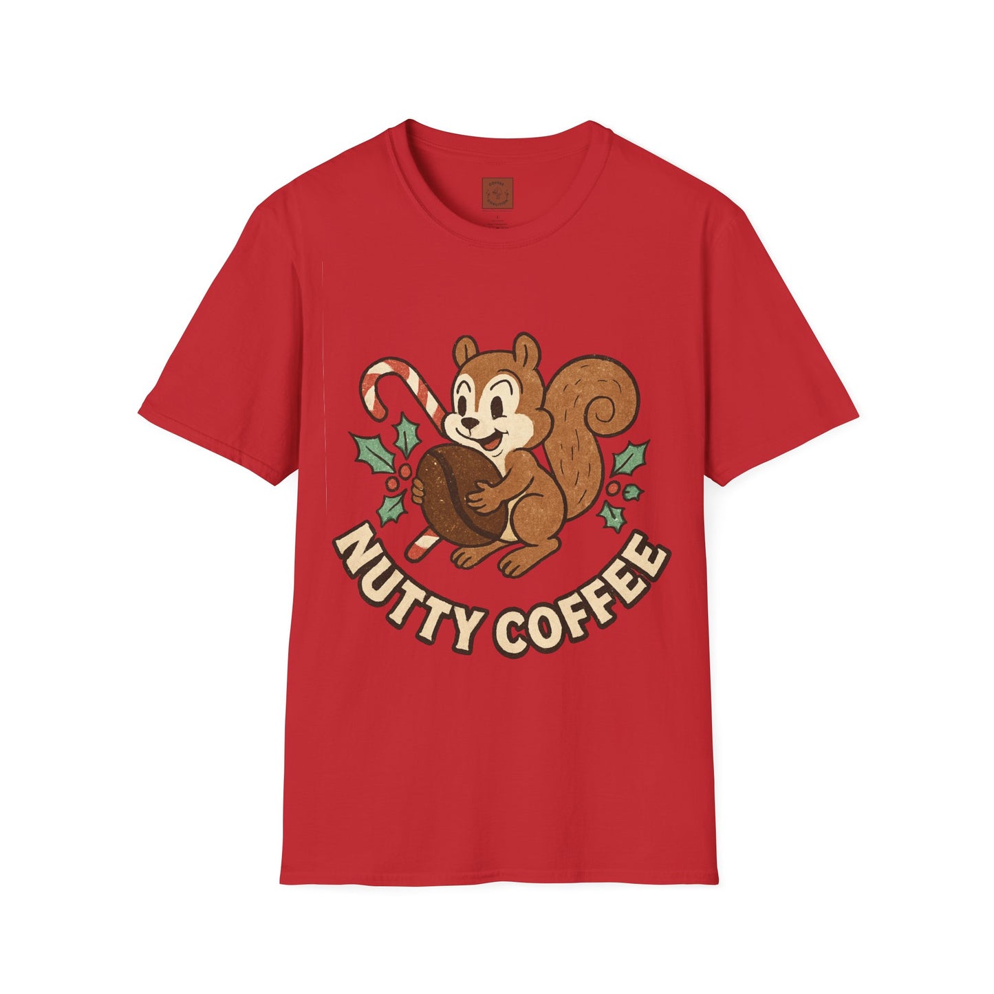 Nutty Coffee | Funny Christmas Squirrel Unisex T-Shirt