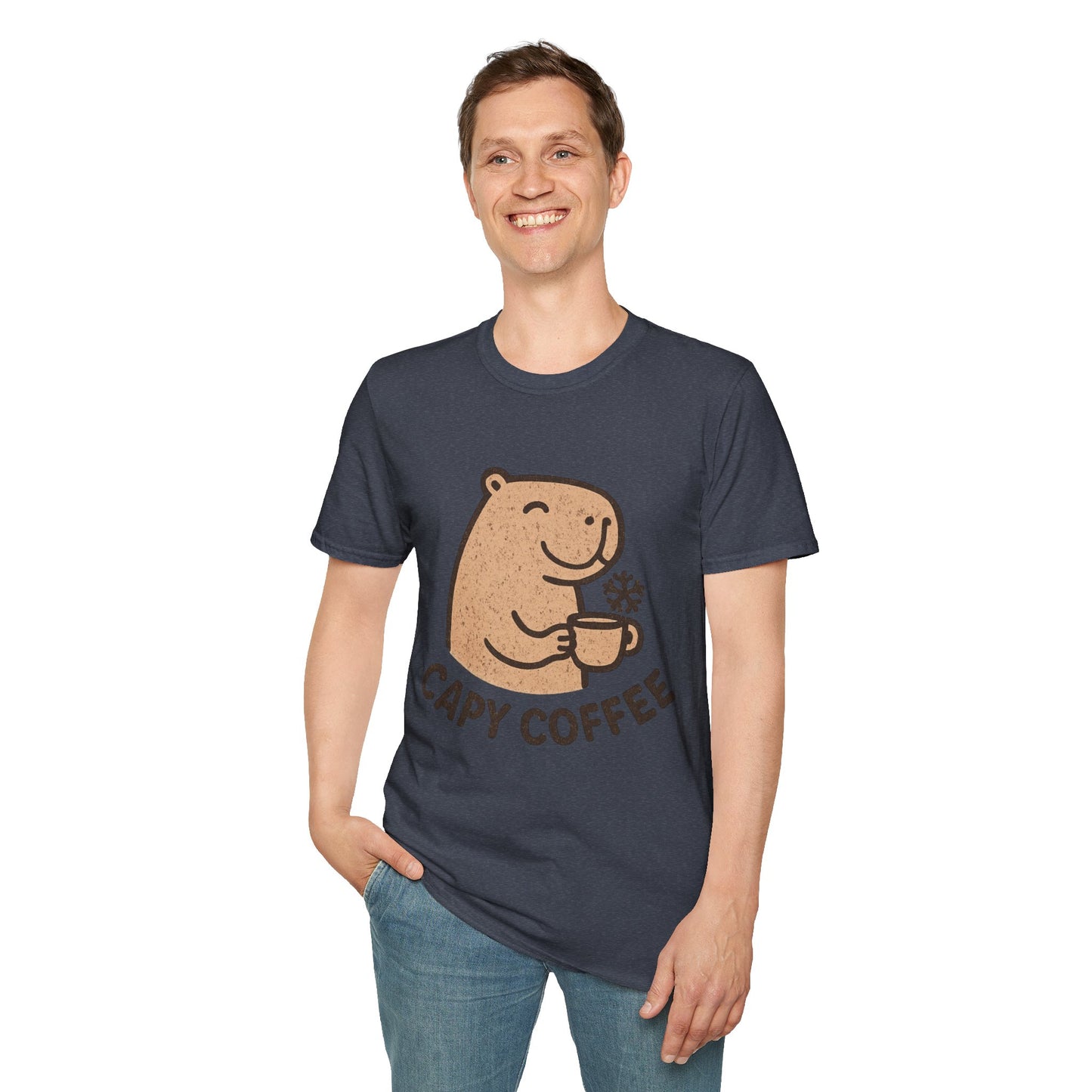 Cute Winter Coffee Lover Unisex T-Shirt