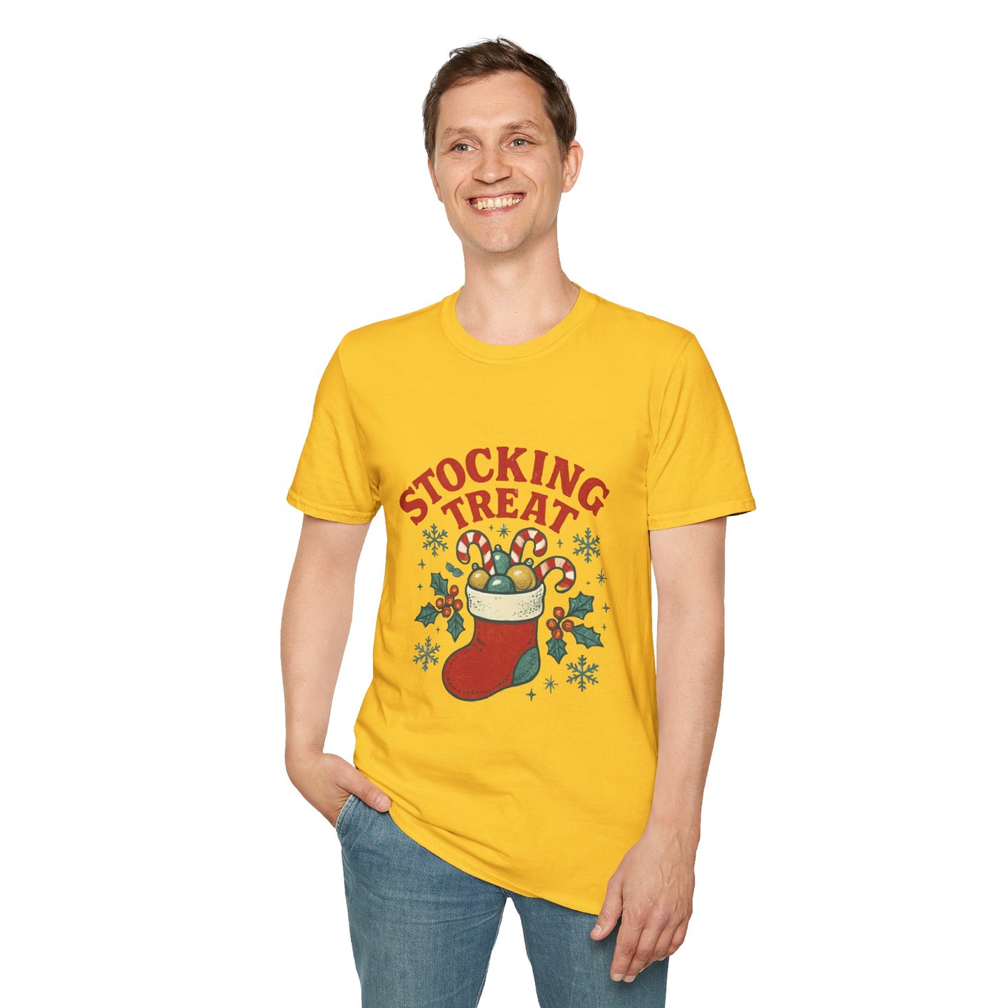 Stocking Treat | Festive Christmas Coffee Lover Unisex T-Shirt