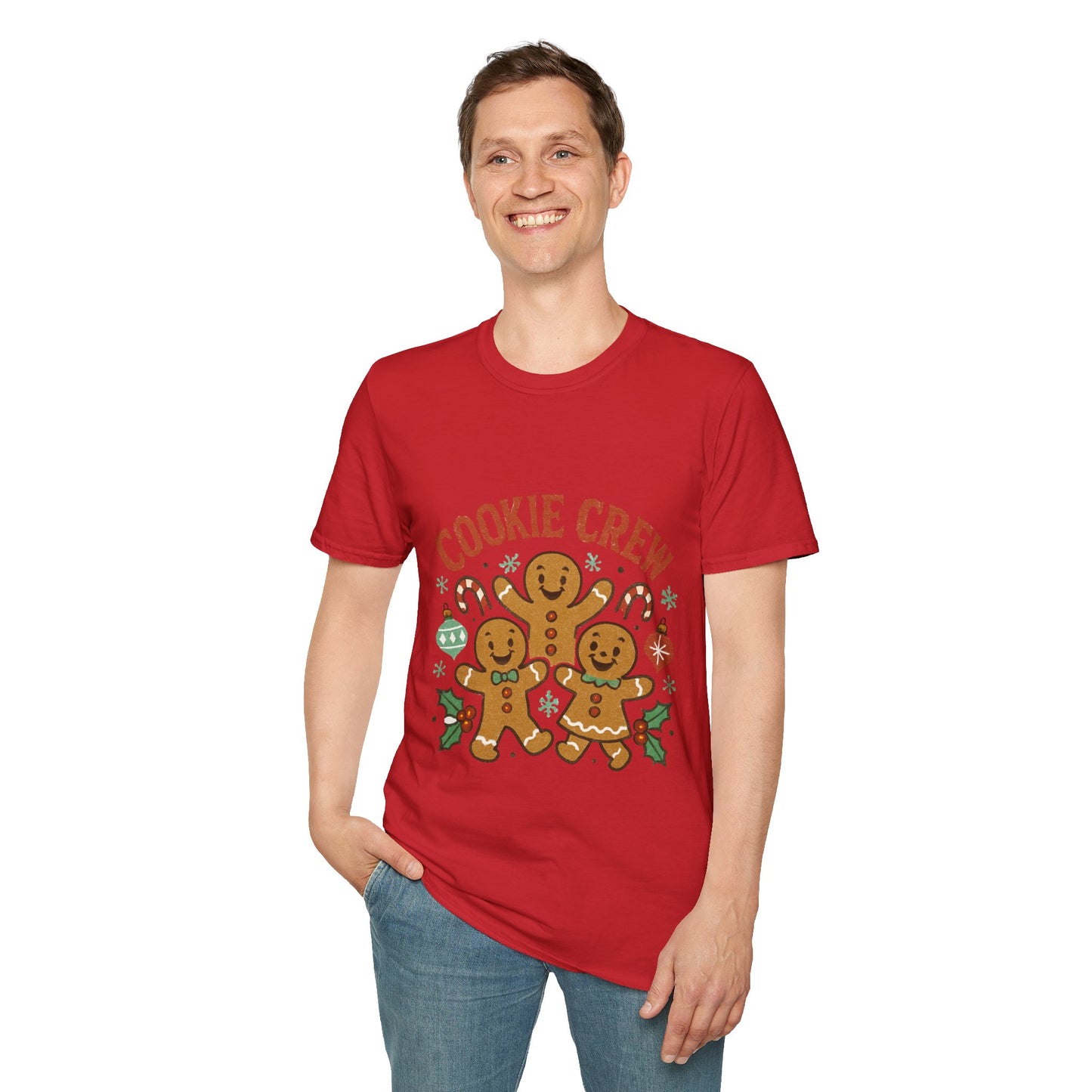 Cookie Crew | Funny Gingerbread Coffee Christmas Unisex T-Shirt