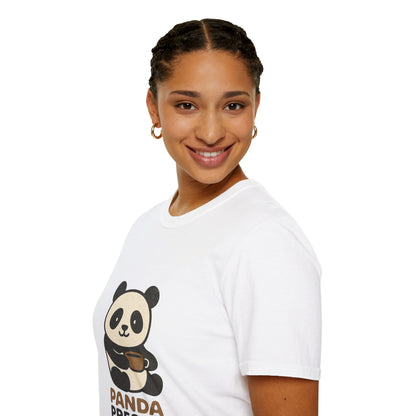 Panda Presso | Cute Coffee Lover Unisex T-Shirt