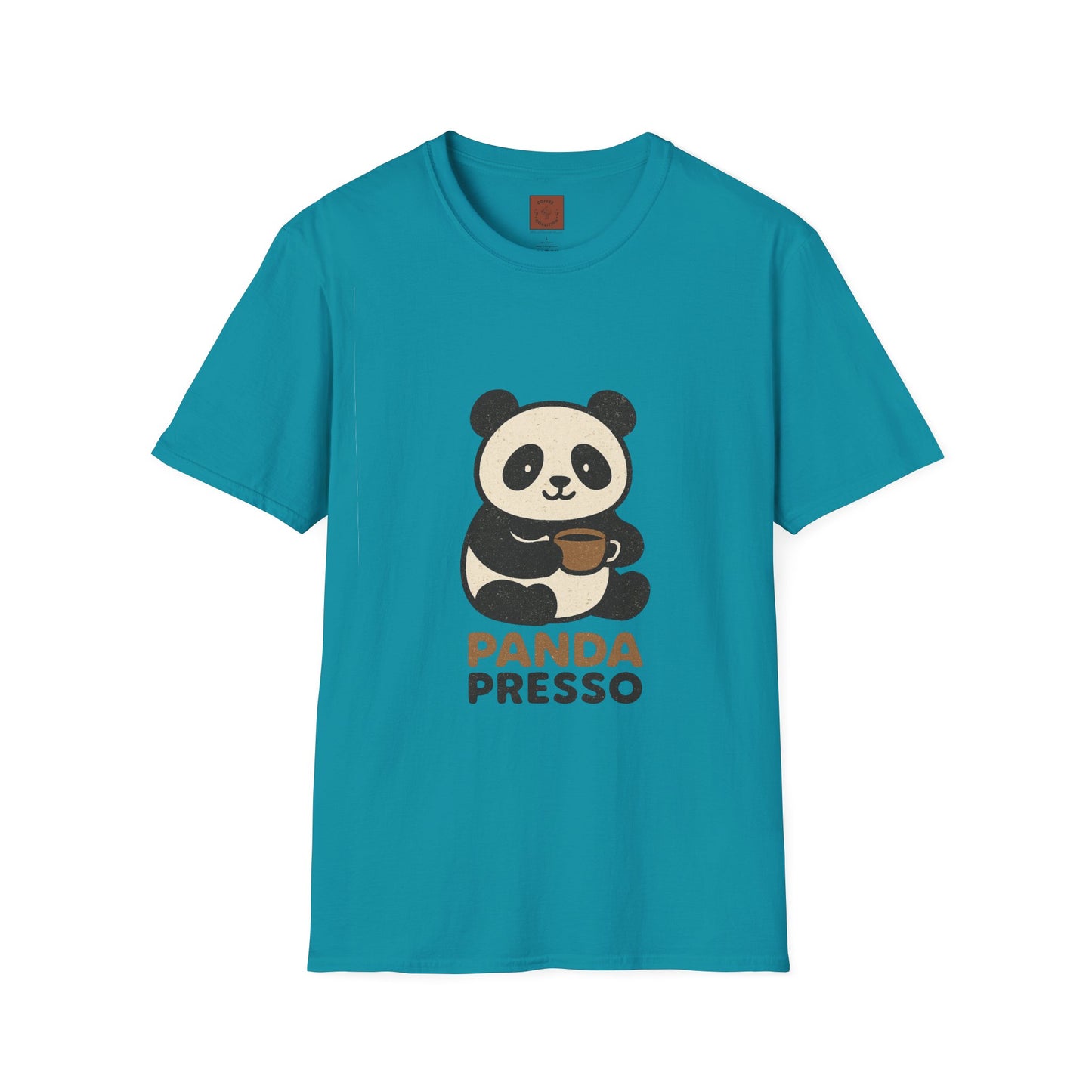 Panda Presso | Cute Coffee Lover Unisex T-Shirt