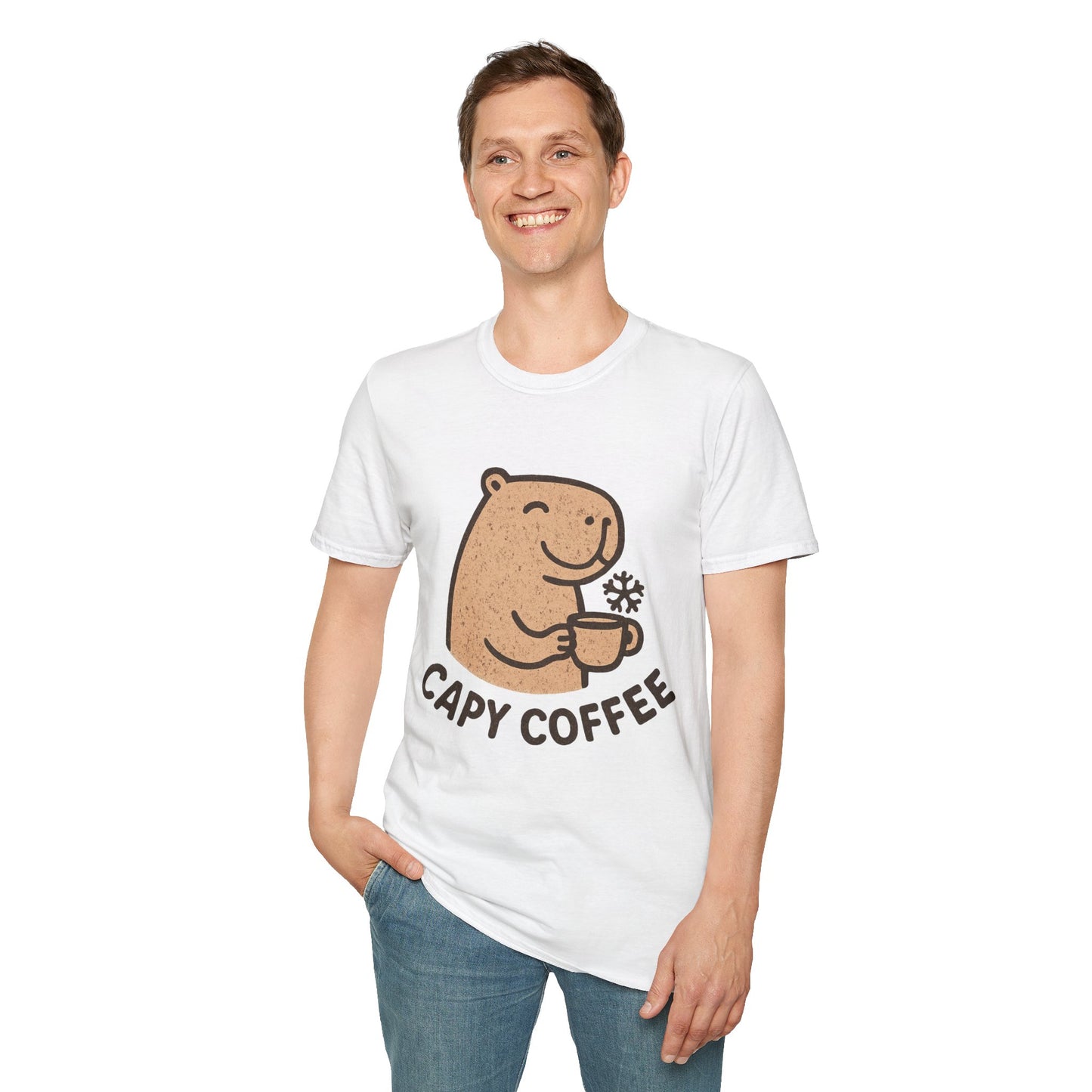 Cute Winter Coffee Lover Unisex T-Shirt