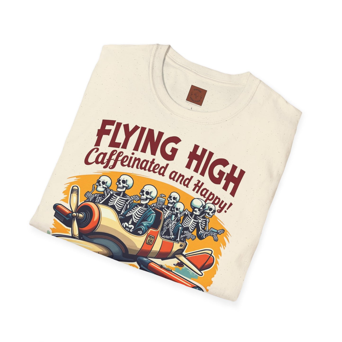 Caffeinated Flight Crew | First-Class Coffee Ride Tee