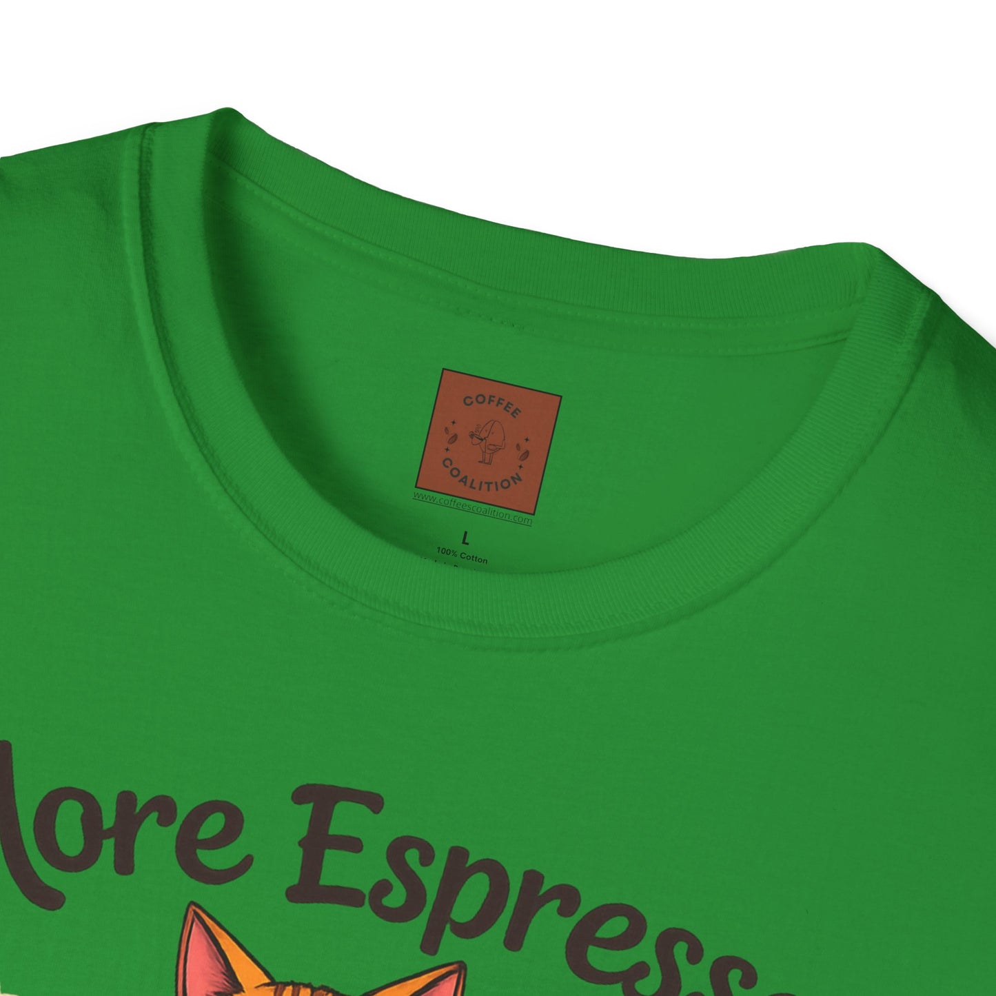 More Espresso, Less Depresso | Coffee Cat Vibes Tee