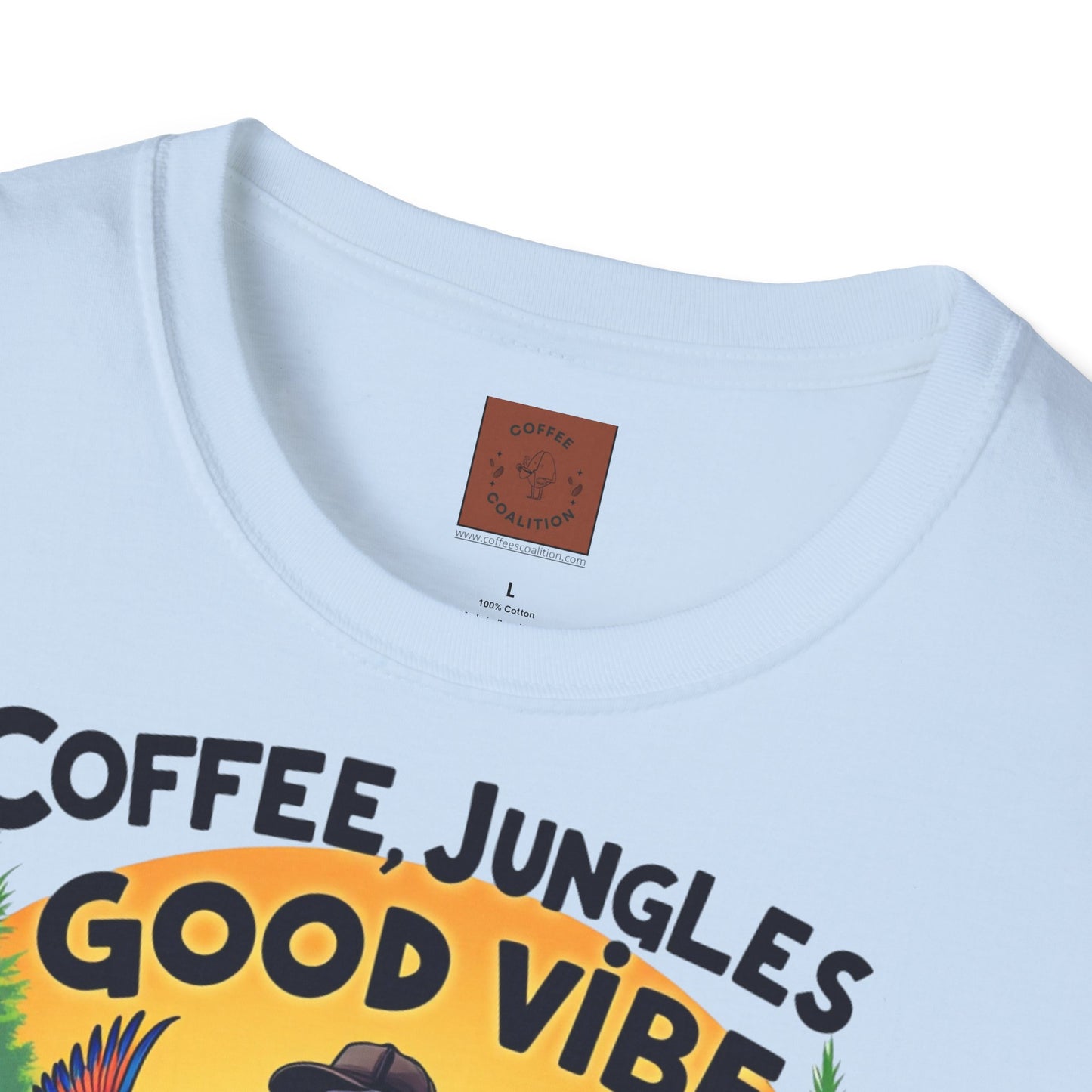Coffee Jungles & Good Vibes | Funny Skeleton Coffee T-Shirt