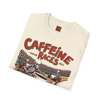 Caffeine Races | Fueled by Coffee & Chaos Tee