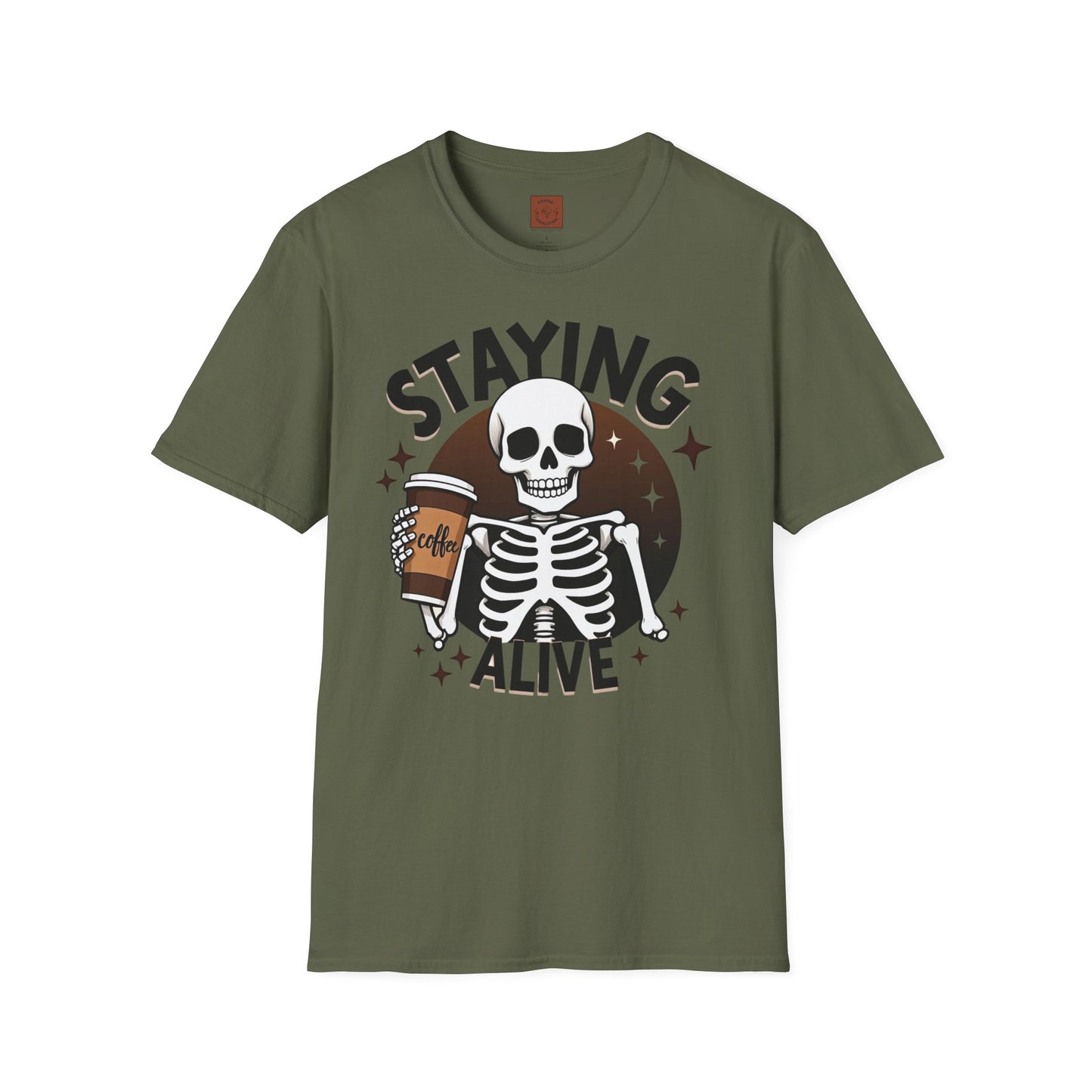 Staying Alive | Coffee Survival Tee