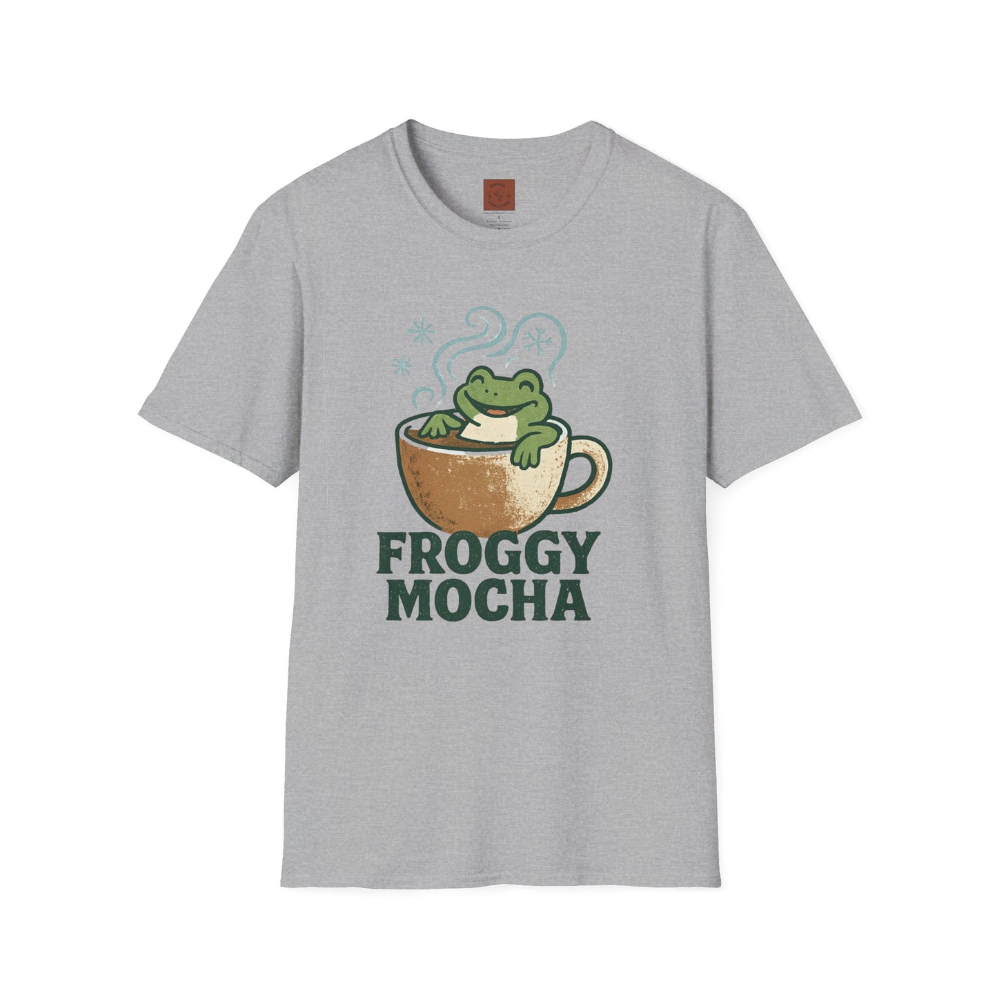 Froggy Mocha | Cute Christmas Coffee Lover Unisex T-Shirt