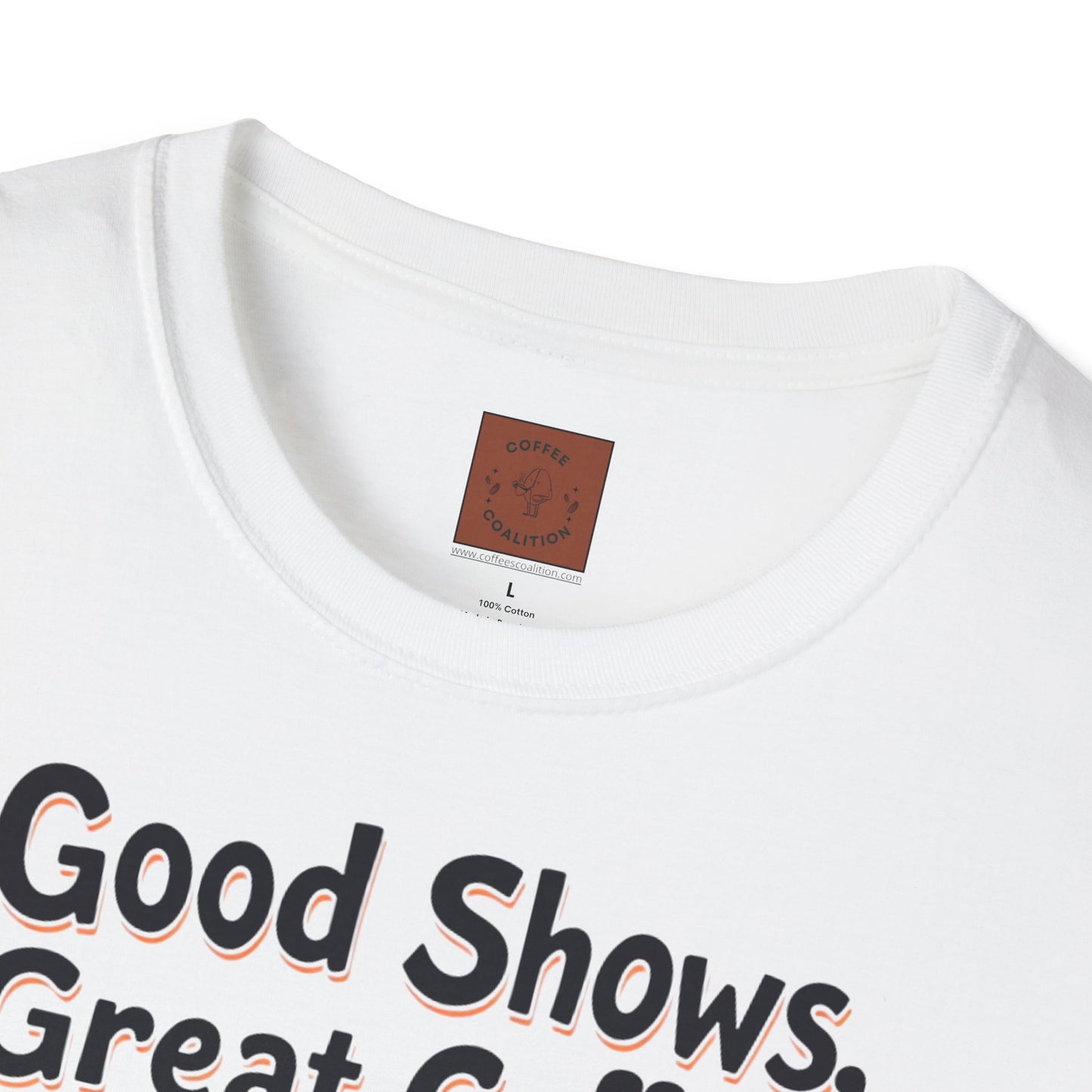 Good Shows, Great Coffee, Best Vibes | Skeleton Chill Crew Tee