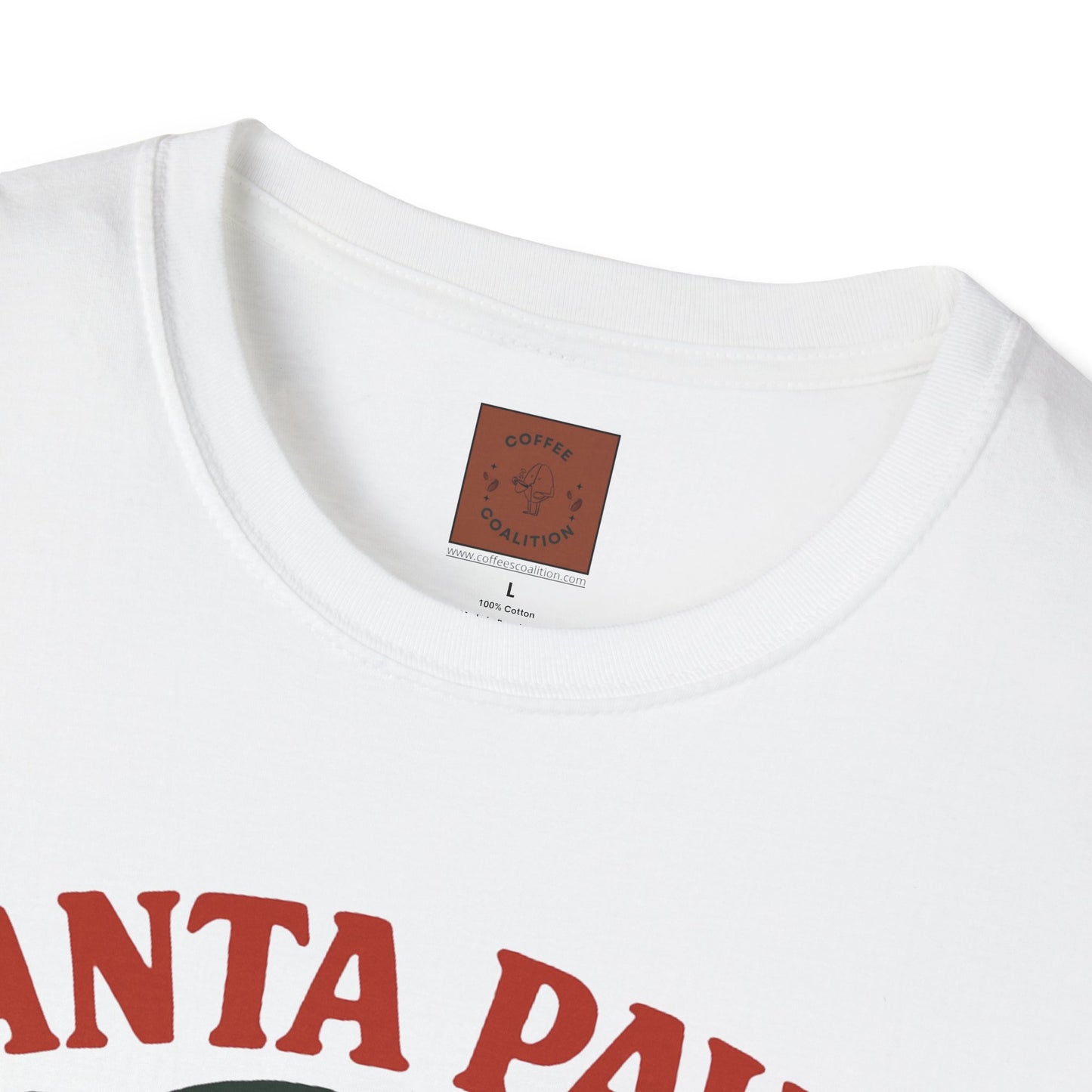 Santa Paws Coffee | Funny Dog Coffee Lover Christmas Unisex T-Shirt