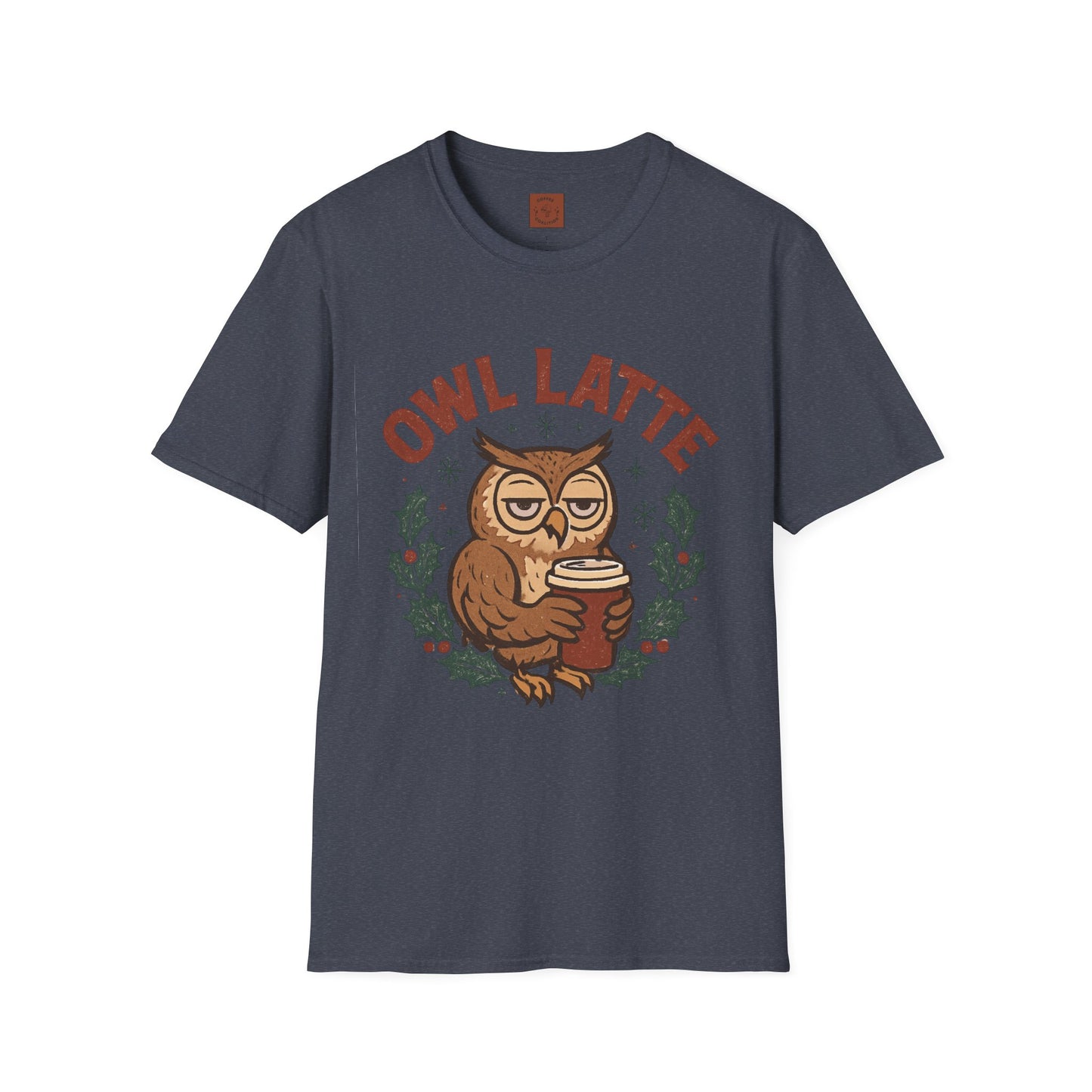 Owl Latte | Funny Christmas Coffee Lover Unisex T-Shirt