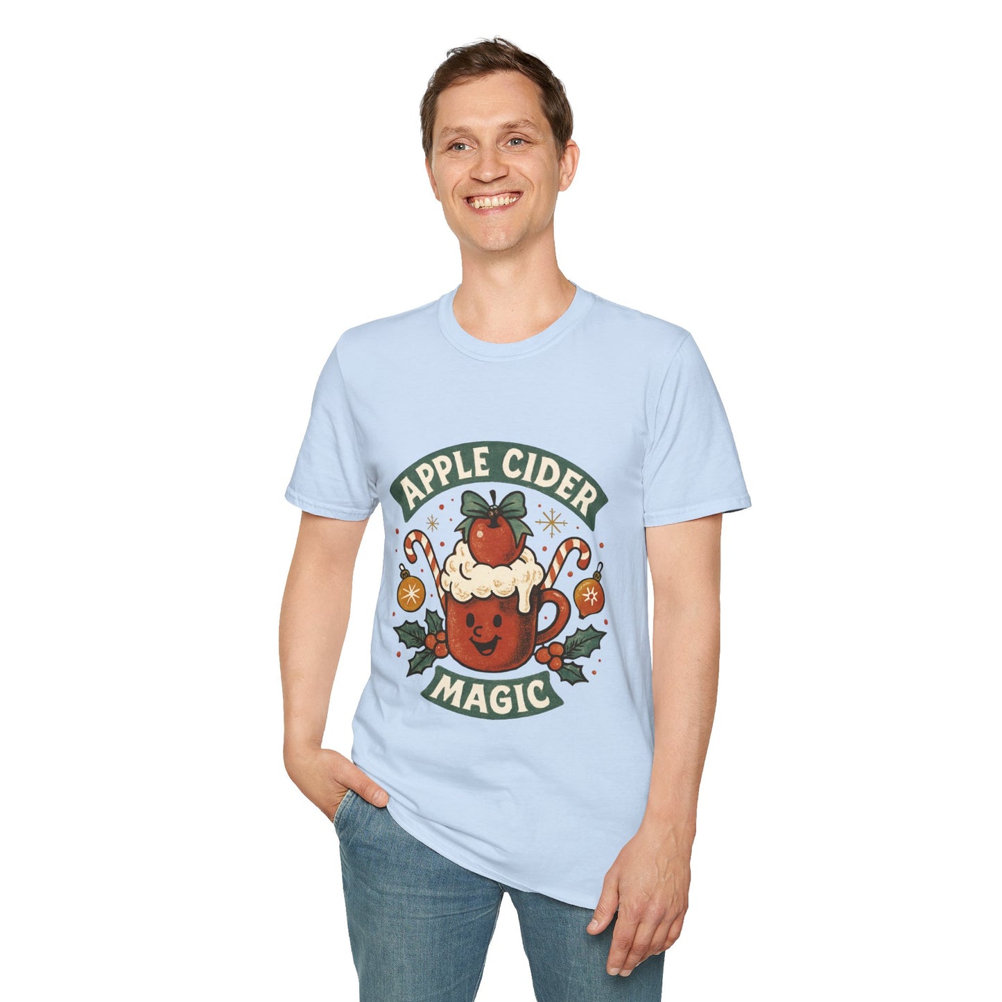 Apple Cider Magic | Festive Christmas Coffee Lover Unisex T-Shirt