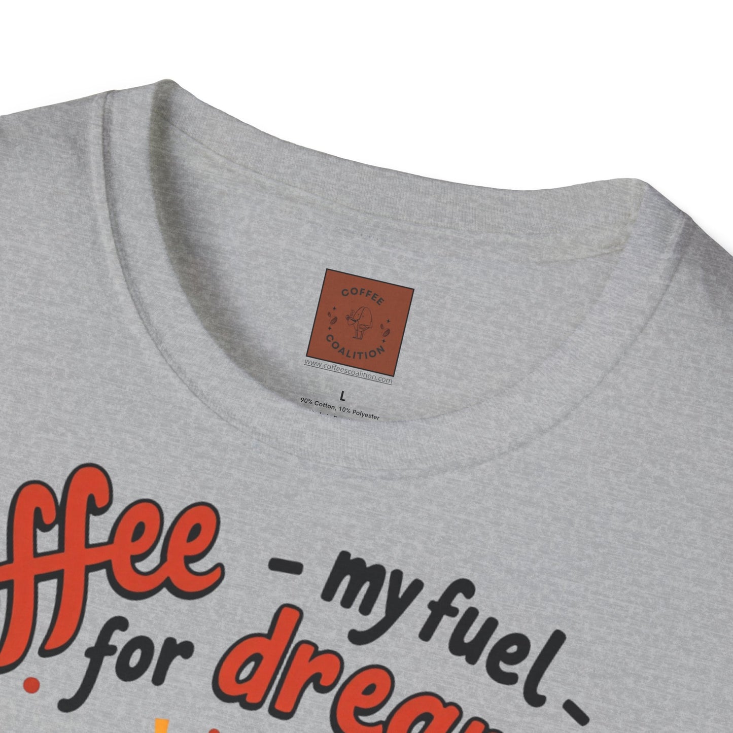 Coffee — My Fuel for Dreams | Caffeinated Ambition Skeleton Tee