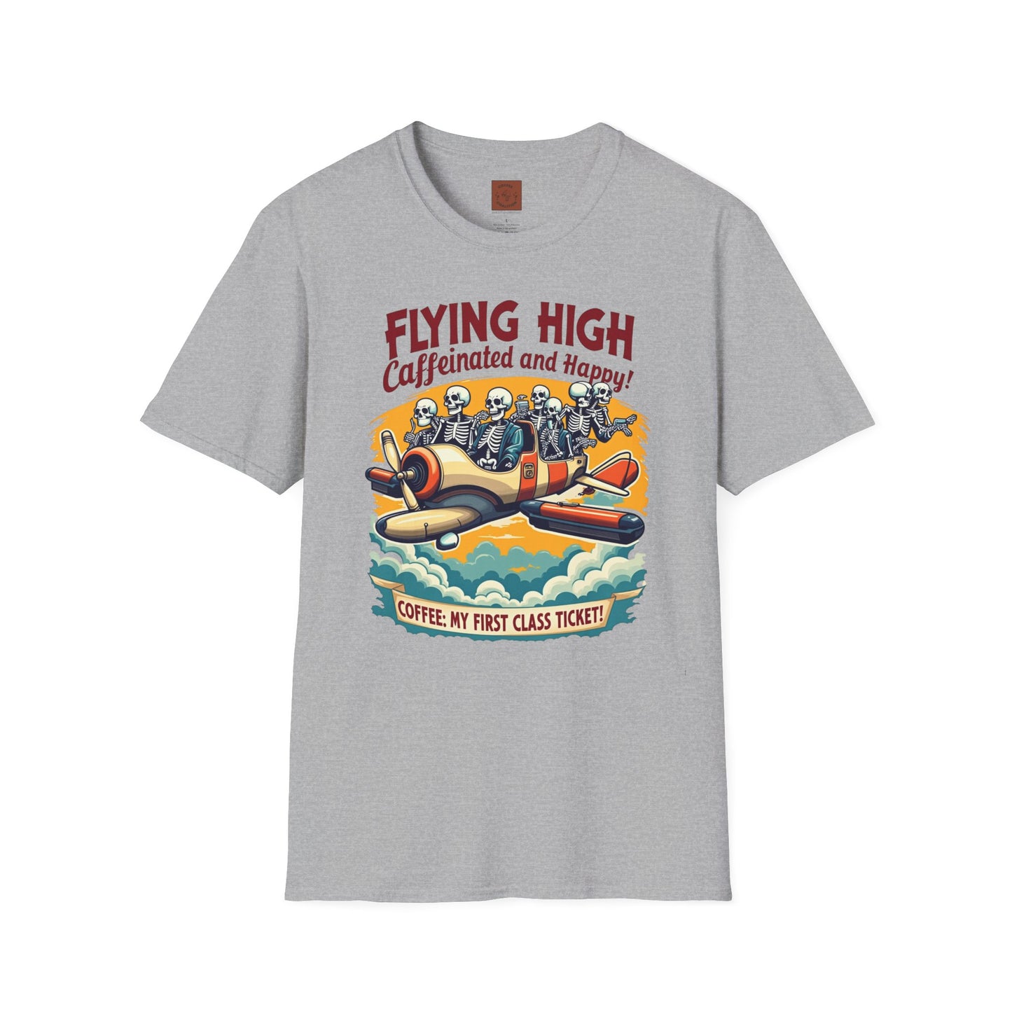 Caffeinated Flight Crew | First-Class Coffee Ride Tee