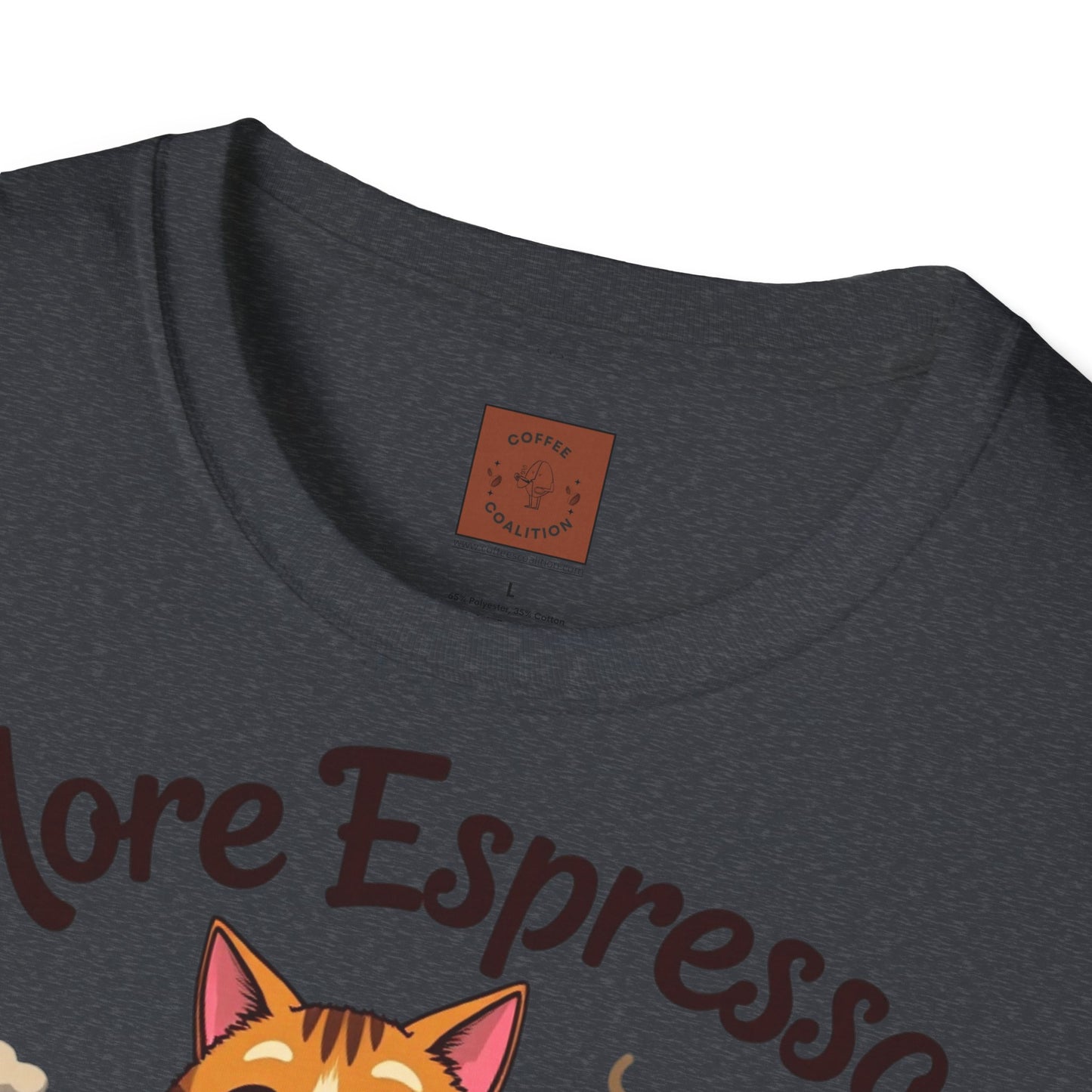 More Espresso, Less Depresso | Coffee Cat Vibes Tee