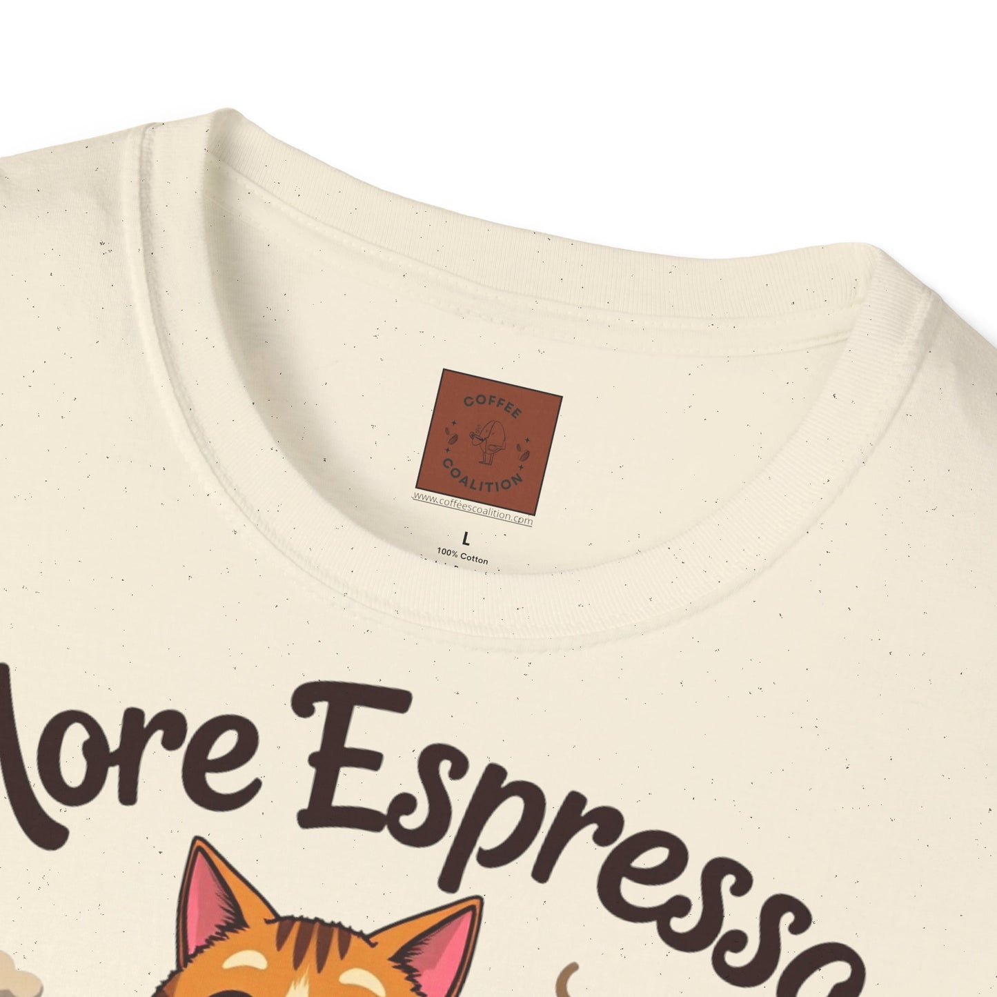 More Espresso, Less Depresso | Coffee Cat Vibes Tee