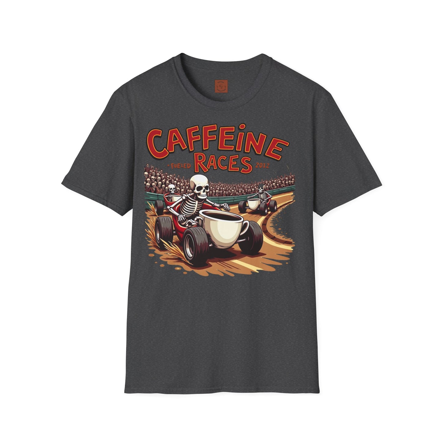 Caffeine Races | Fueled by Coffee & Chaos Tee