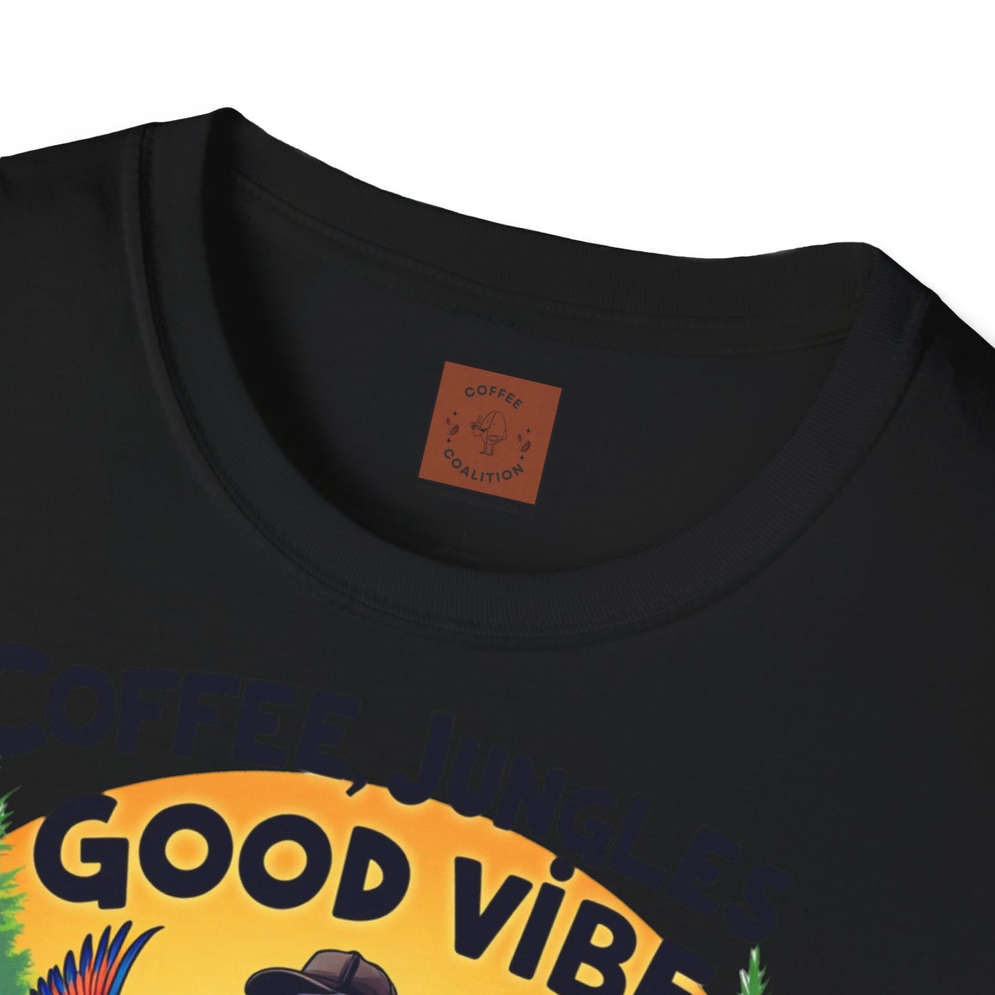 Coffee Jungles & Good Vibes | Funny Skeleton Coffee T-Shirt