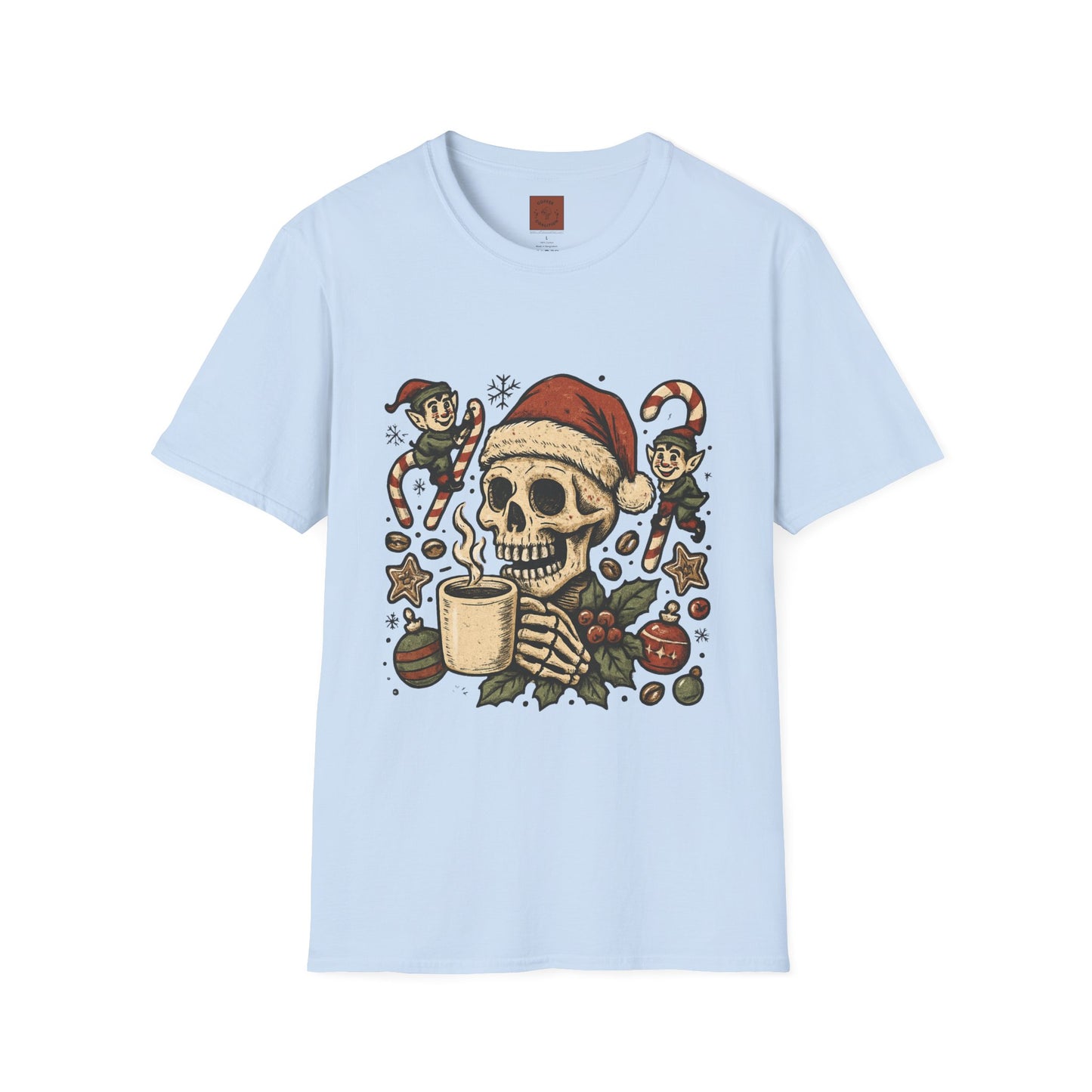 Deadly Good Brew | Funny Gothic Christmas Coffee Unisex T-Shirt