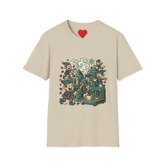 Brewstorm – Unisex Holiday Coffee Chaos T-Shirt