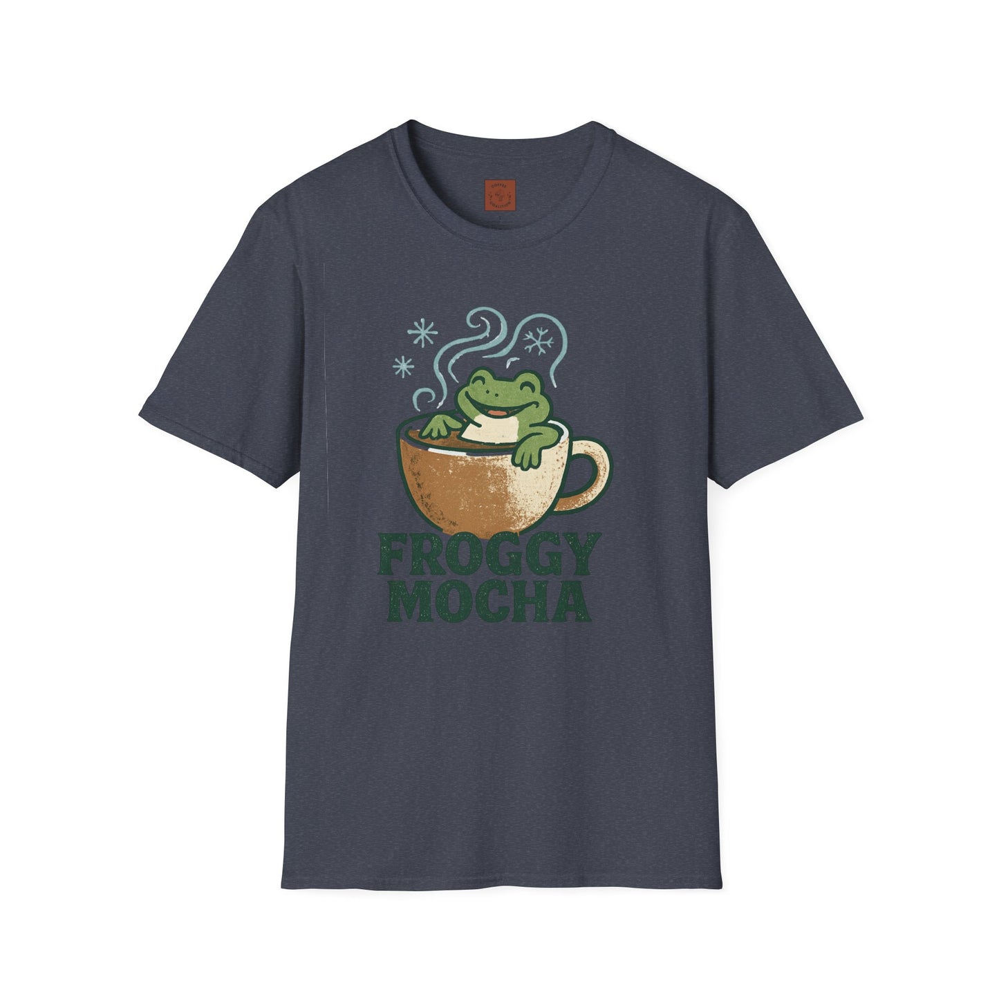 Froggy Mocha | Cute Christmas Coffee Lover Unisex T-Shirt