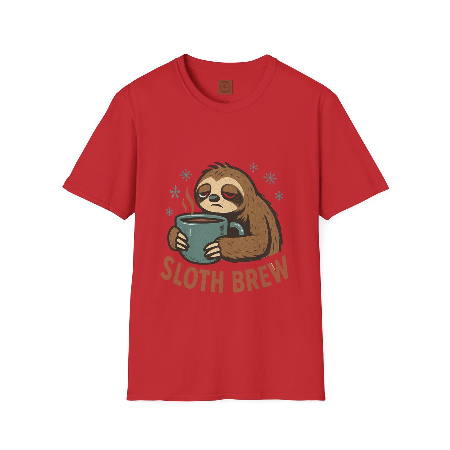 Lazy Sloth Brew | Funny Coffee Lover Christmas Unisex T-Shirt