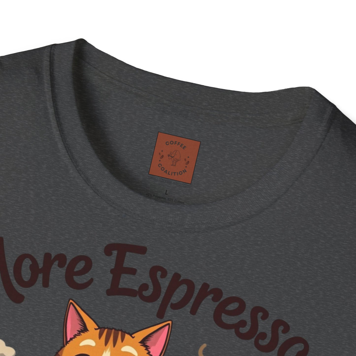 More Espresso, Less Depresso | Coffee Cat Vibes Tee