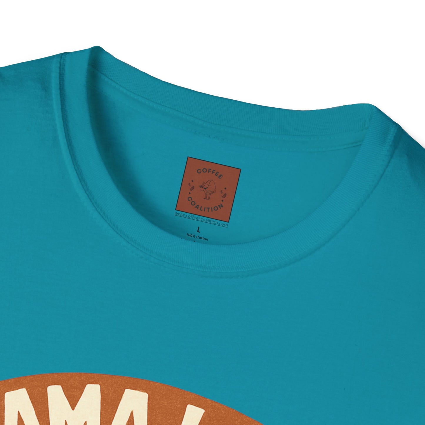 Llama Latte | Cute Christmas Coffee Lover Unisex T-Shirt