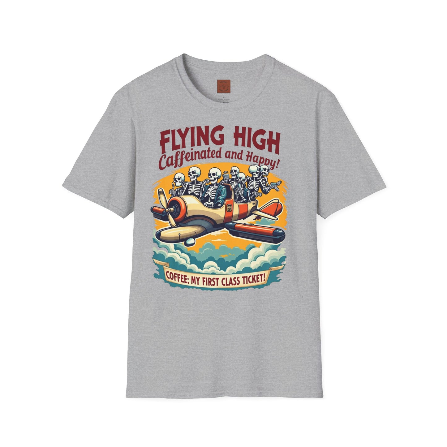 Caffeinated Flight Crew | First-Class Coffee Ride Tee