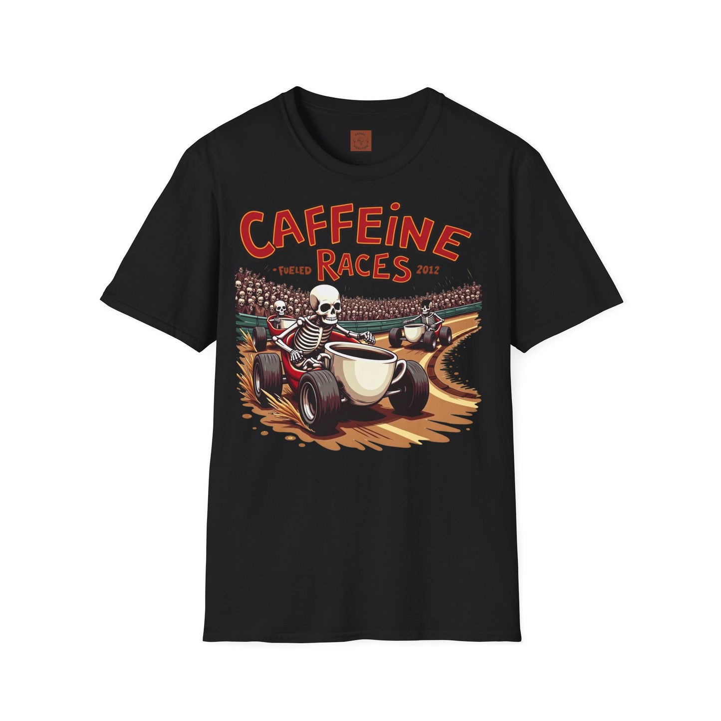 Caffeine Races | Fueled by Coffee & Chaos Tee