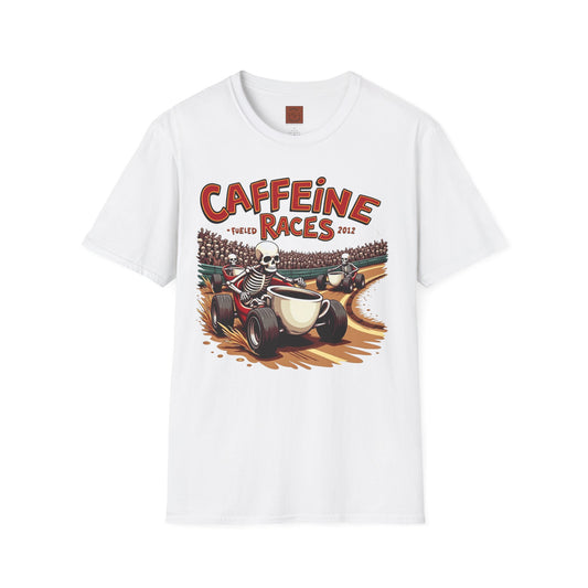 Caffeine Races | Fueled by Coffee & Chaos Tee