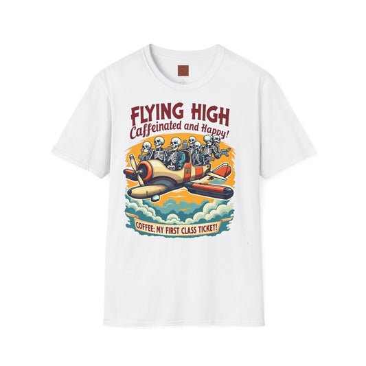 Caffeinated Flight Crew | First-Class Coffee Ride Tee