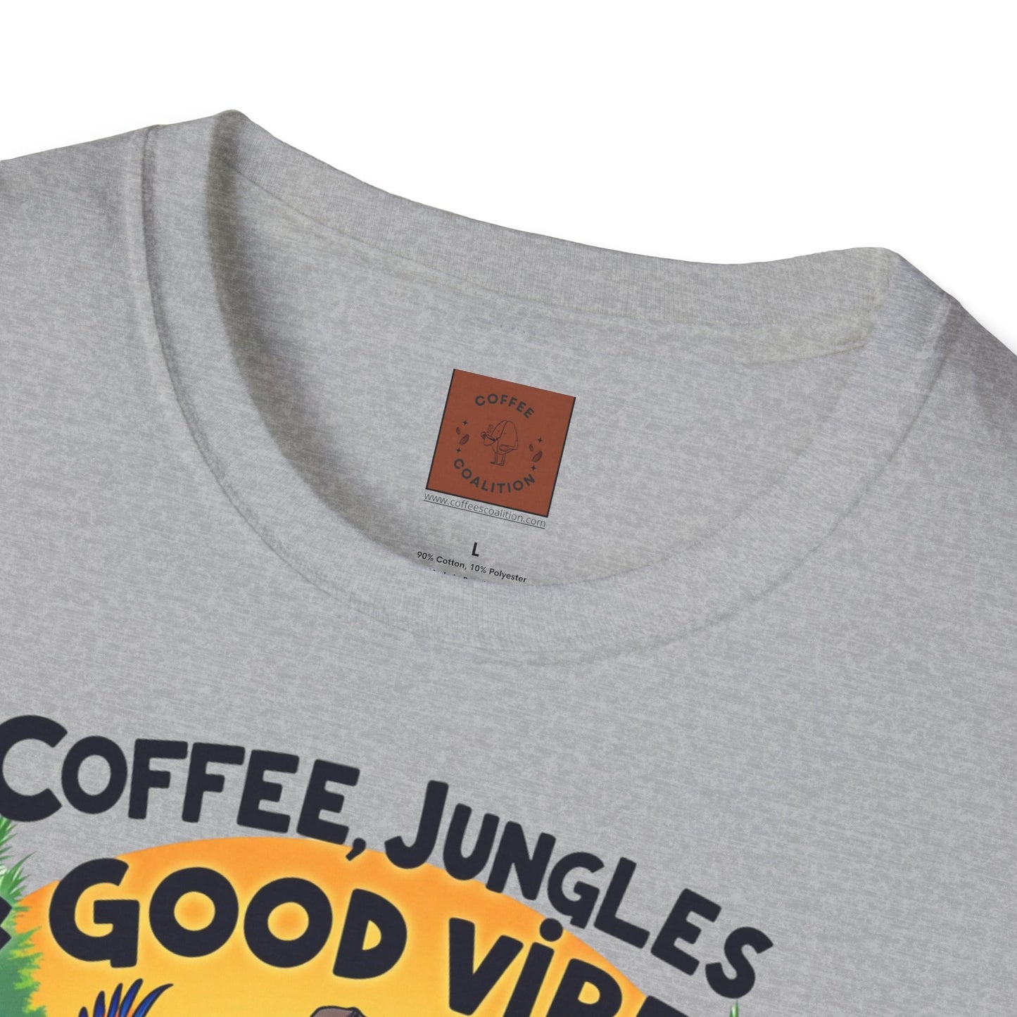 Coffee Jungles & Good Vibes | Funny Skeleton Coffee T-Shirt