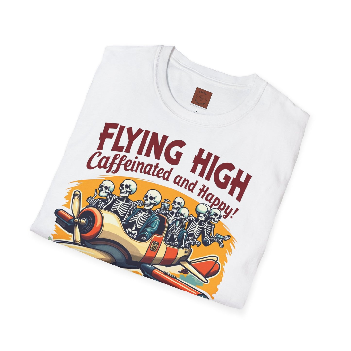 Caffeinated Flight Crew | First-Class Coffee Ride Tee