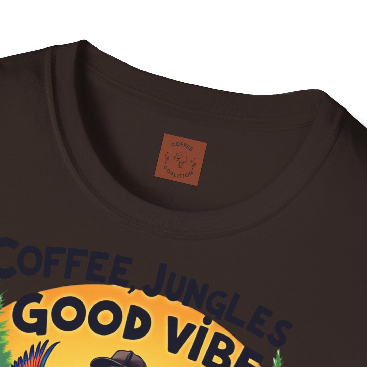 Coffee Jungles & Good Vibes | Funny Skeleton Coffee T-Shirt