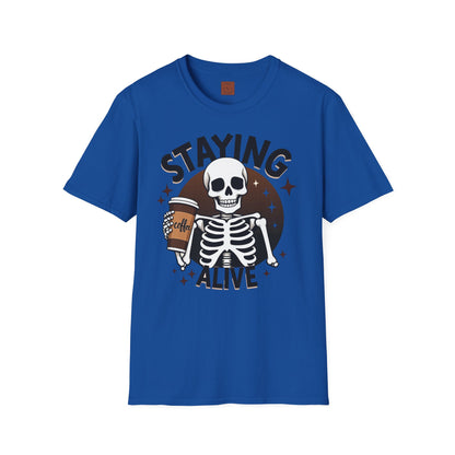 Staying Alive | Coffee Survival Tee