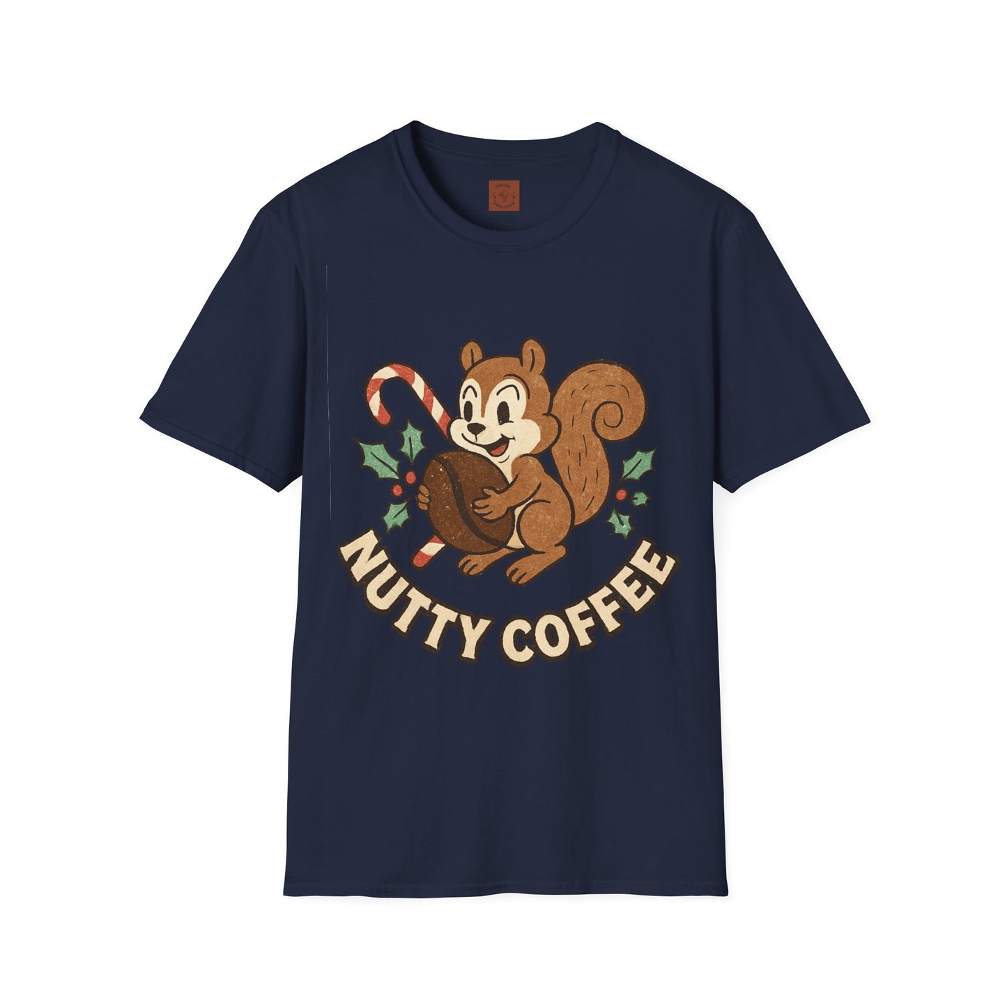 Nutty Coffee | Funny Christmas Squirrel Unisex T-Shirt