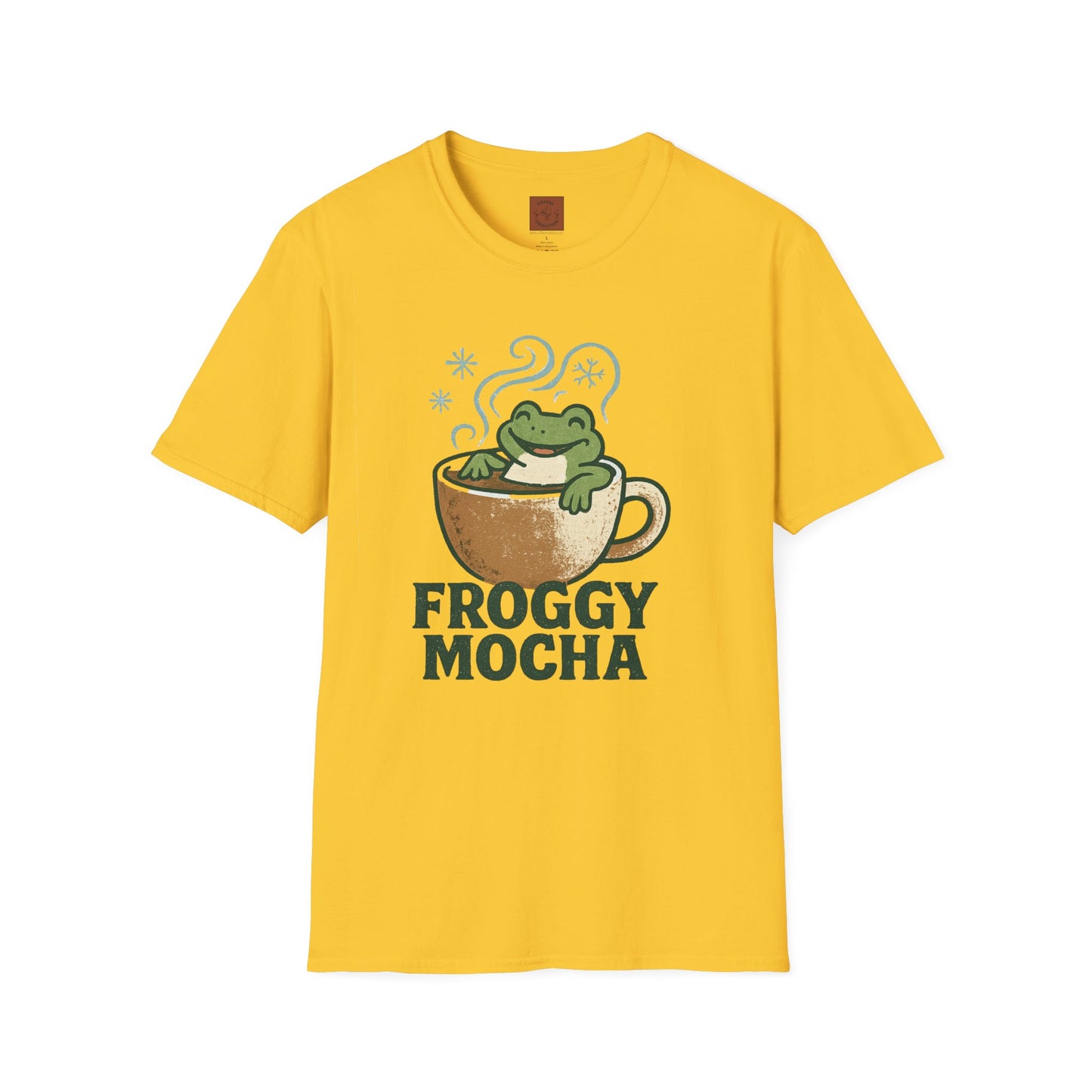 Froggy Mocha | Cute Christmas Coffee Lover Unisex T-Shirt