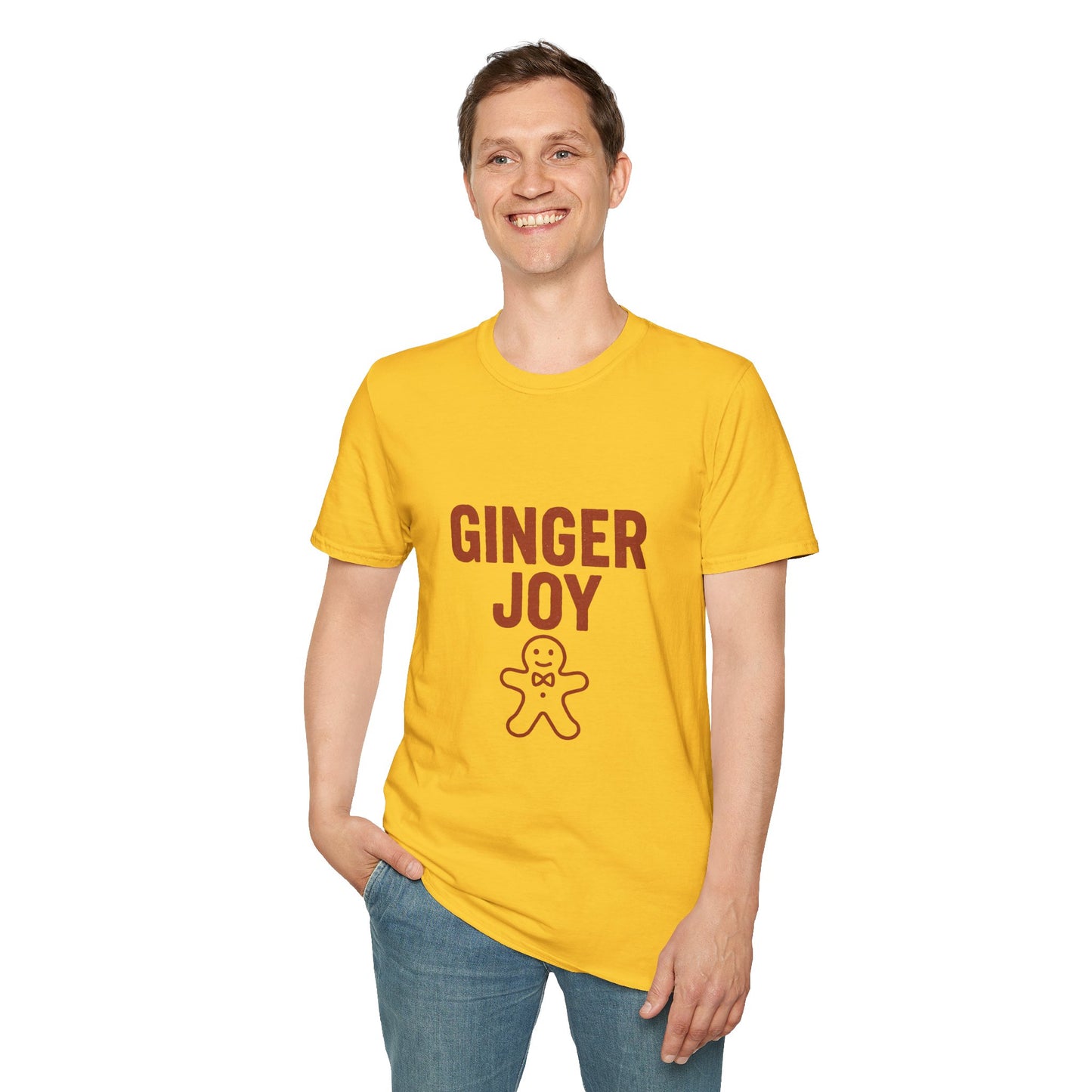Ginger Joy | Minimal Christmas Cookie Coffee Unisex T-Shirt